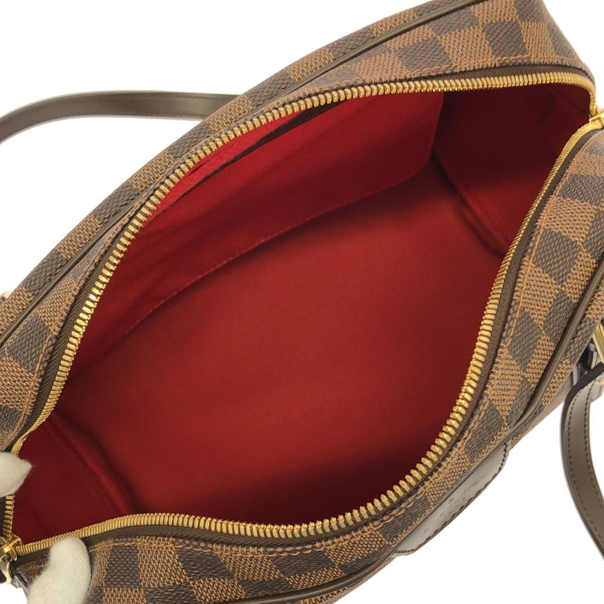 Louis Vuitton Brown Coated Canvas Shoulder Bag (Pre-Owned)