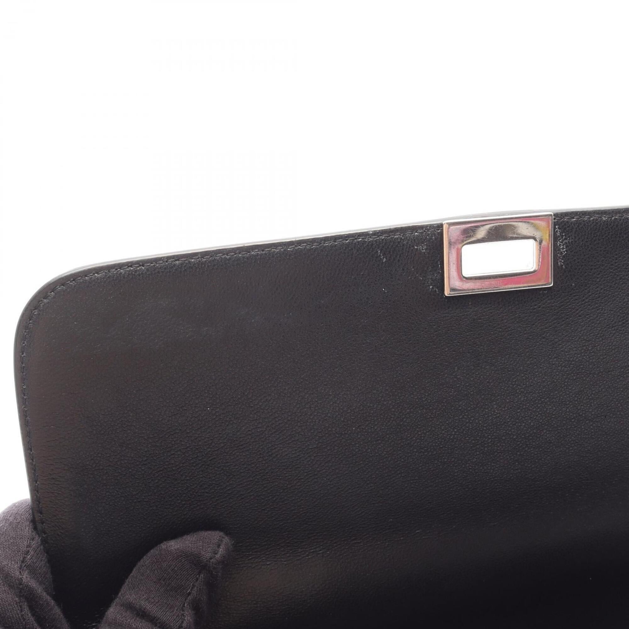 Celine Black Blue Leather Handbag (Pre-Owned)