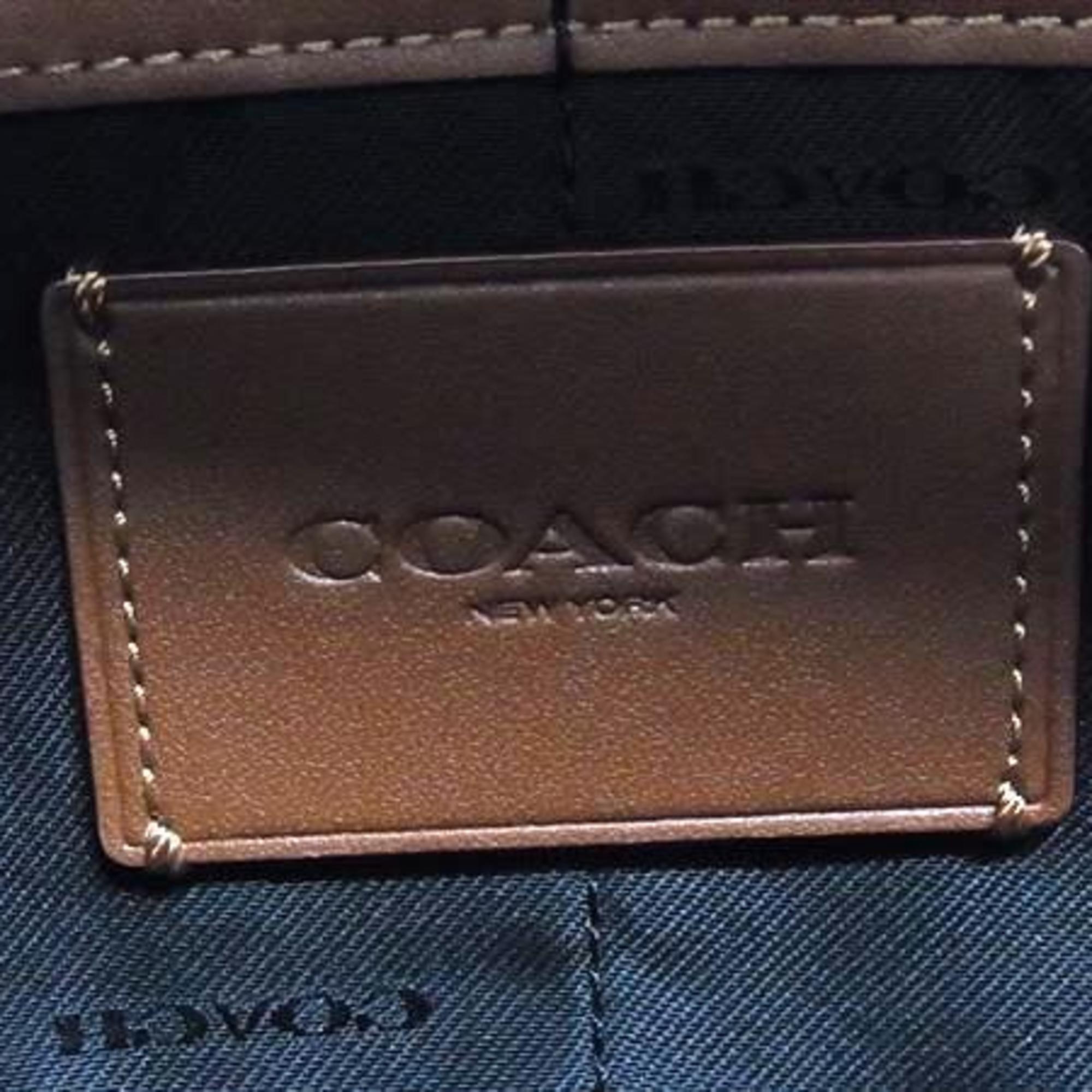 Coach Black Leather Sling Bag (Pre-Owned)