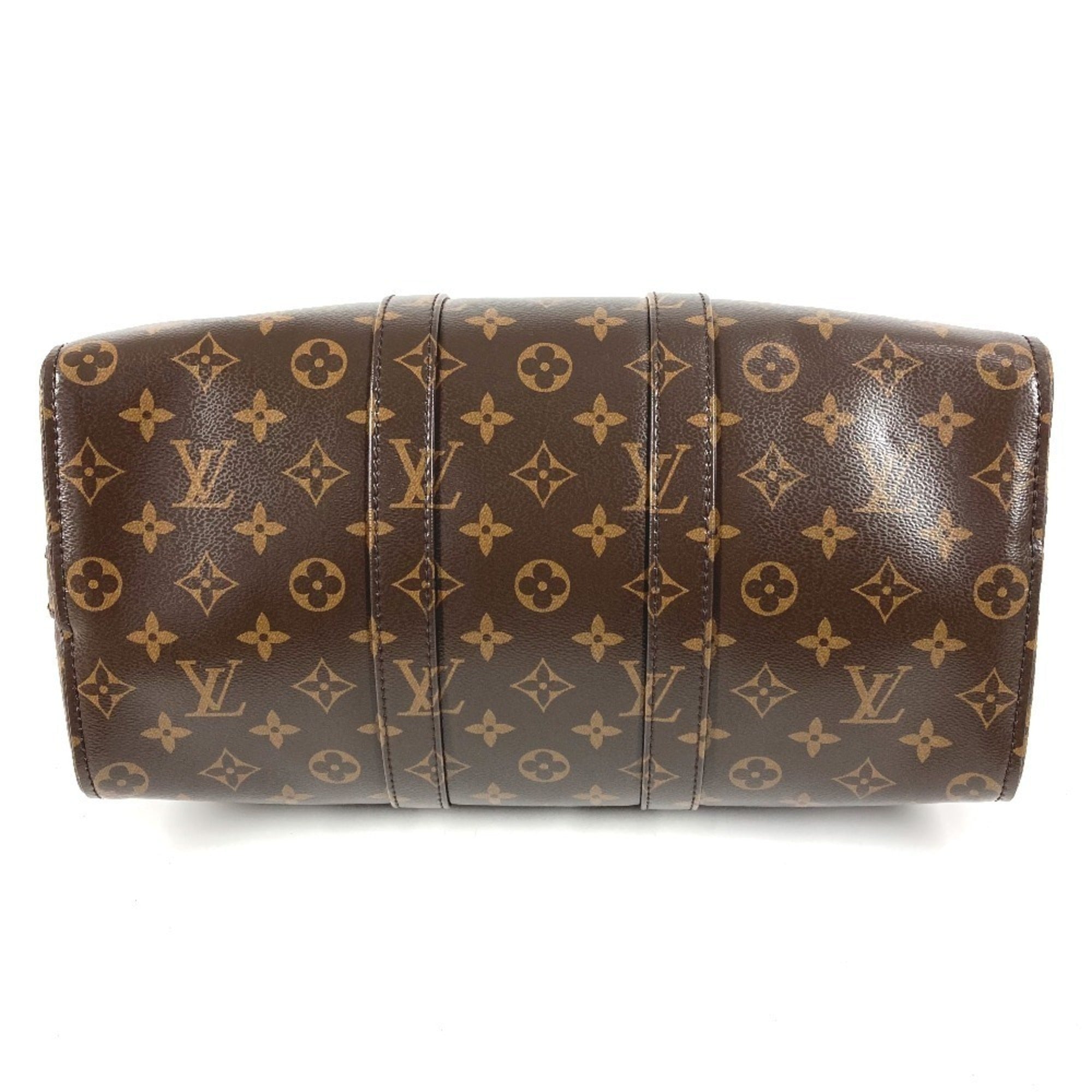 Louis Vuitton Brown Metallic Monogram Monogram Boston Bag Handbag Shoulder Bag (Pre-Owned)