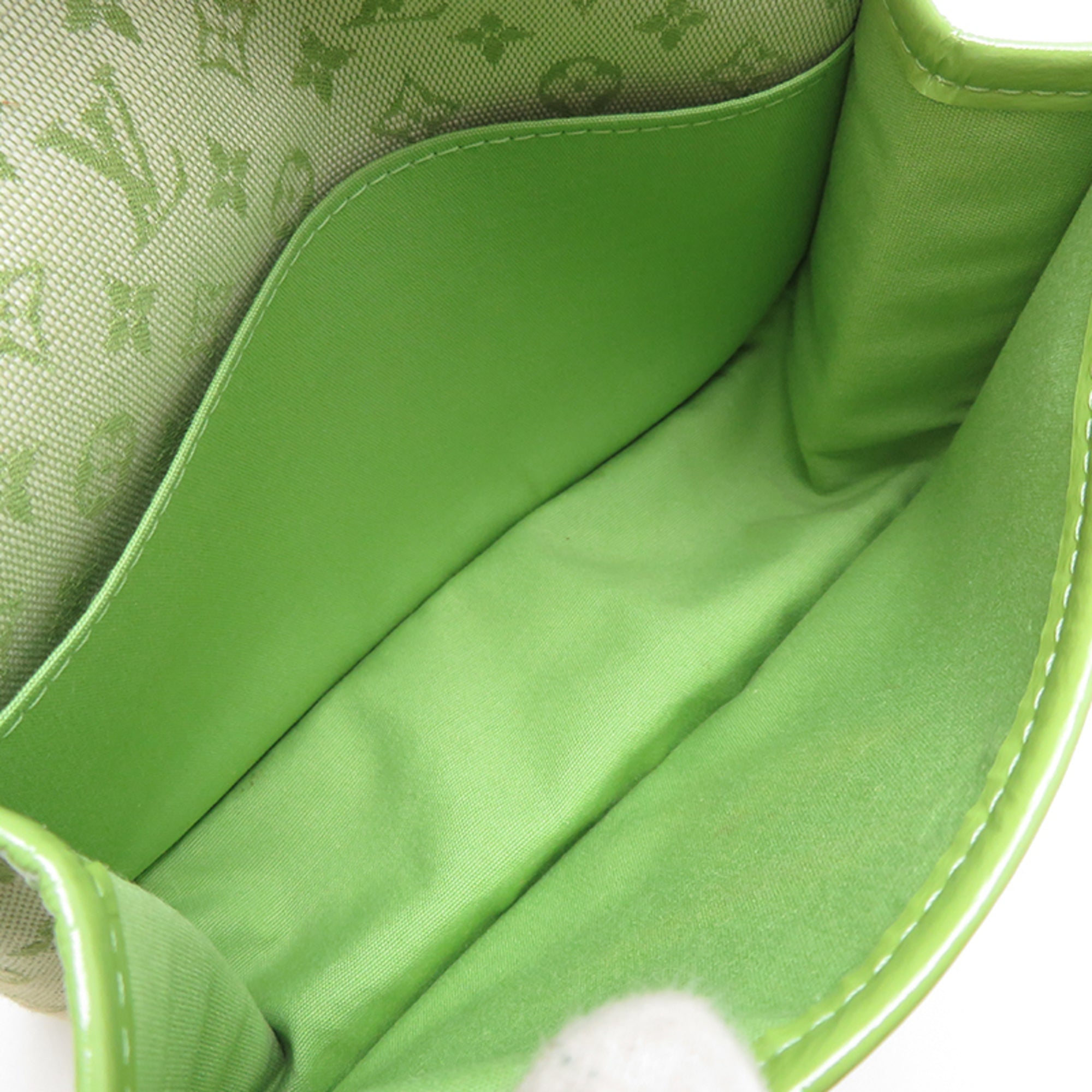 Louis Vuitton Green Monogram Pouch (Pre-Owned)