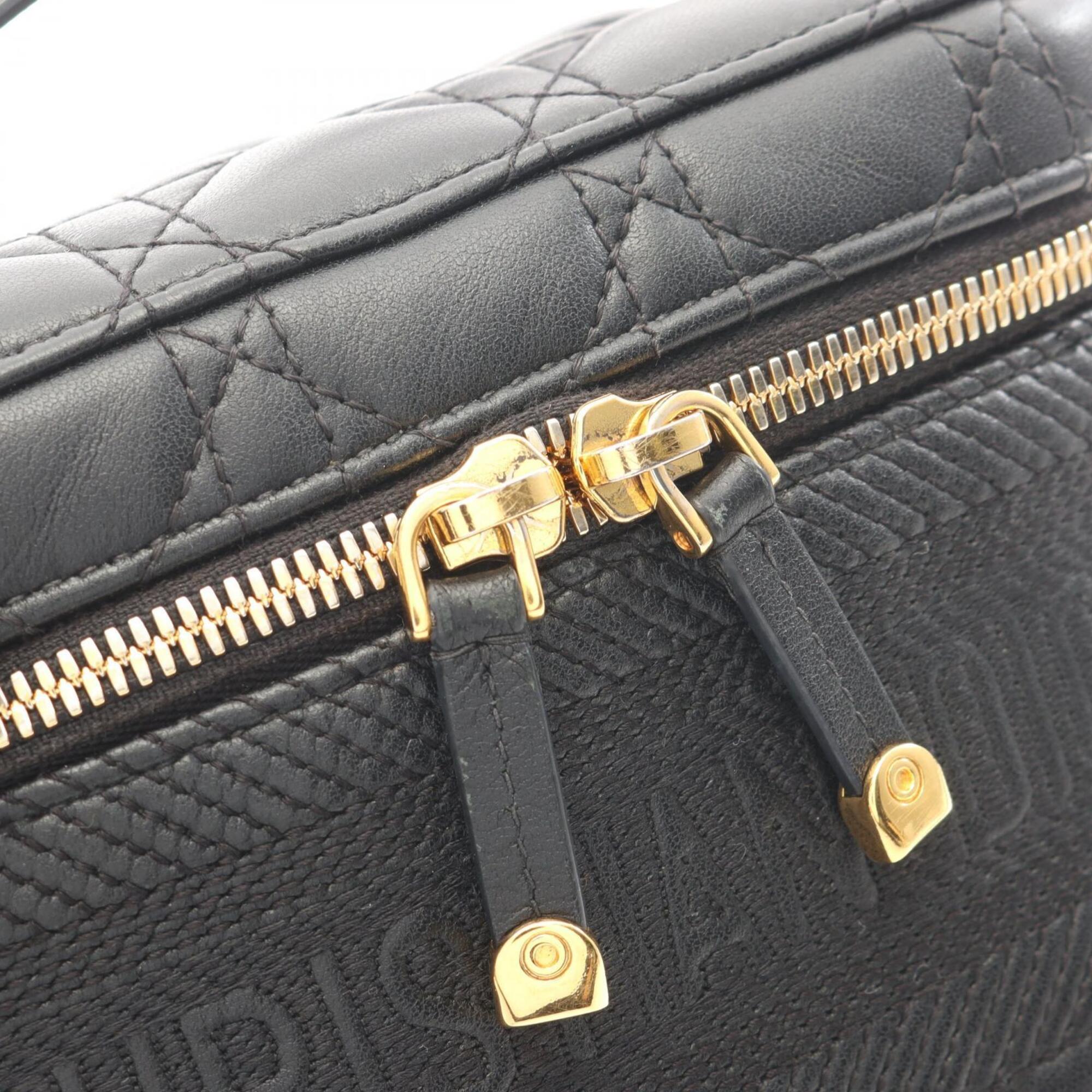 Christian Dior Black Leather Handbag (Pre-Owned)