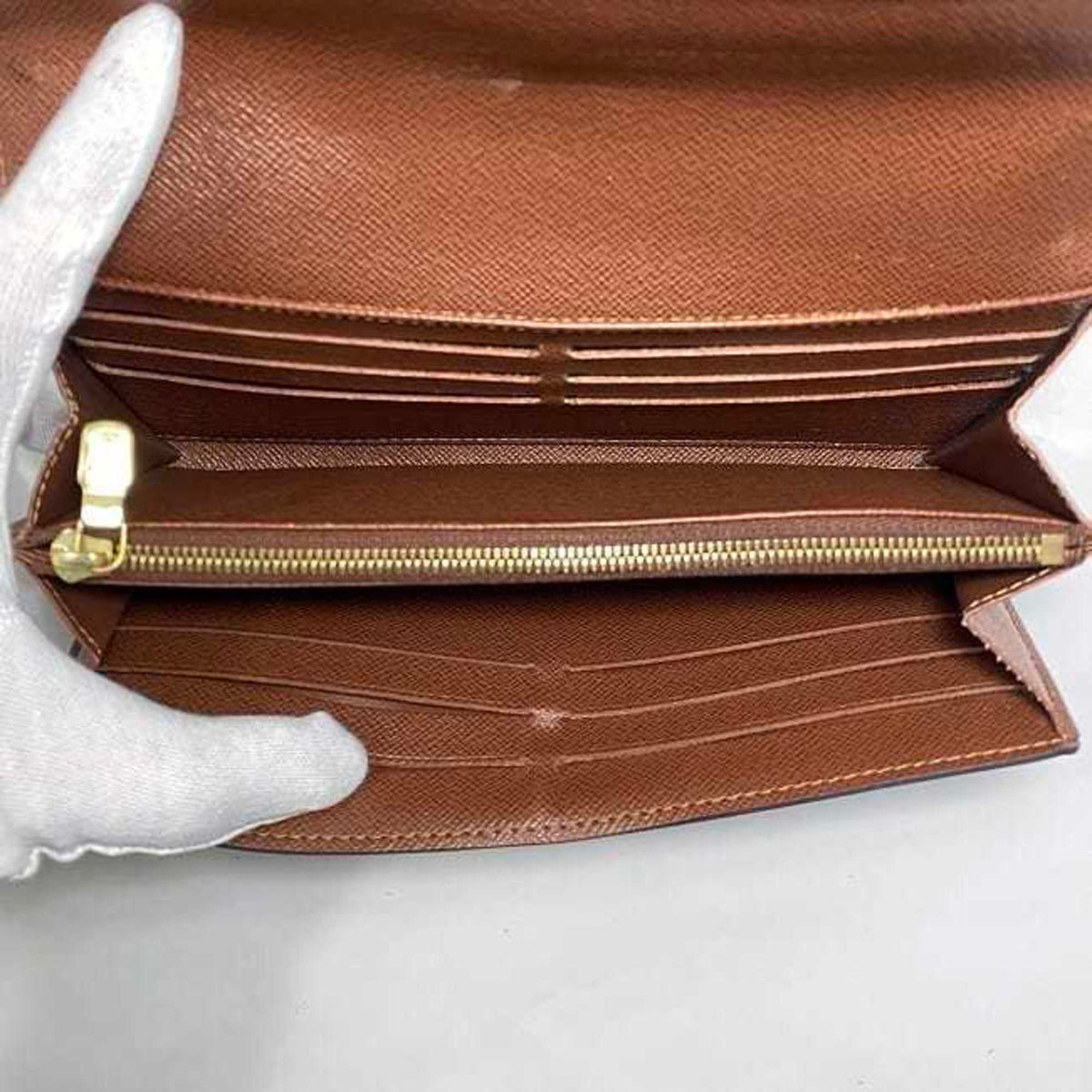 Louis Vuitton Monogram Brown Galle Monogram Monogram Long Wallet (Bi-Fold) (Pre-Owned)