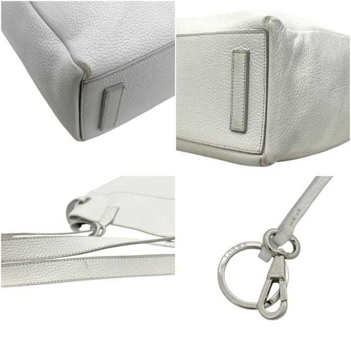 Loewe White Leather Tote Bag (Pre-Owned)