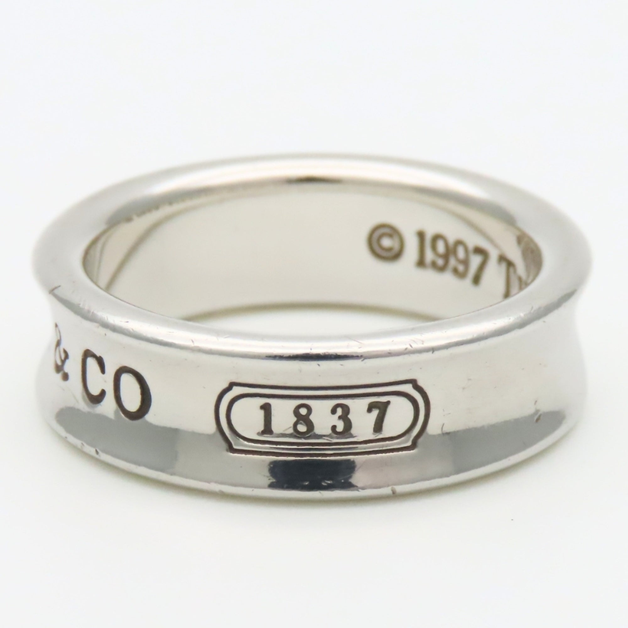 Tiffany Silver Silver 925 Band Ring (Pre-Owned)