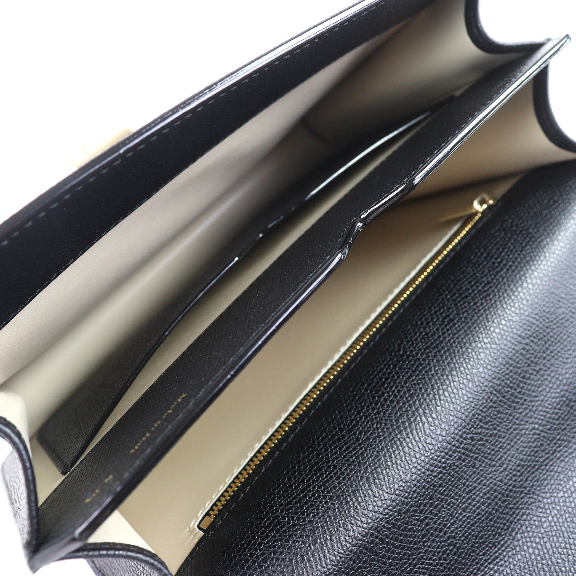 Valextra Black Leather Shoulder Bag (Pre-Owned)
