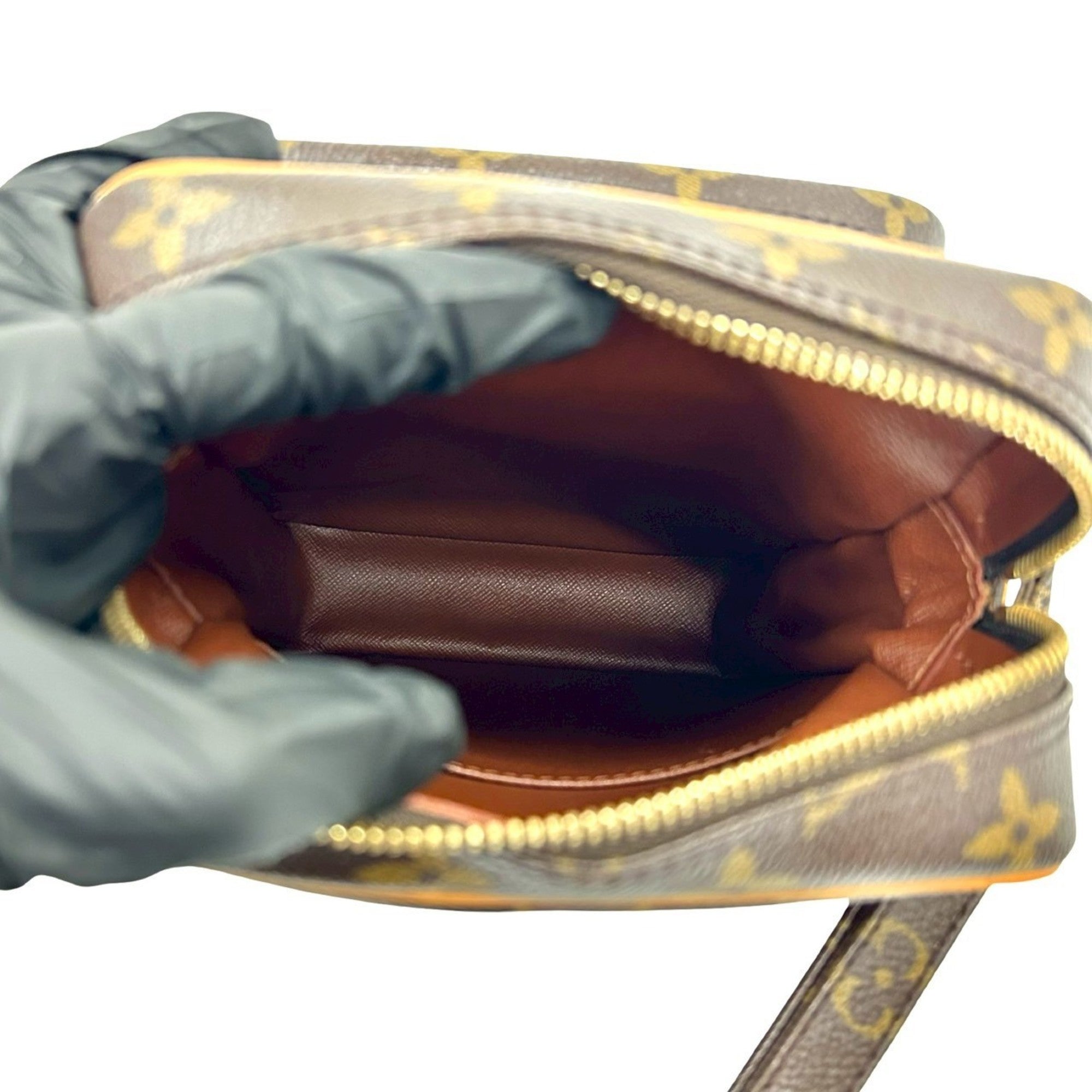 Louis Vuitton Brown Leather Pvc Pochette Shoulder Bag (Pre-Owned)