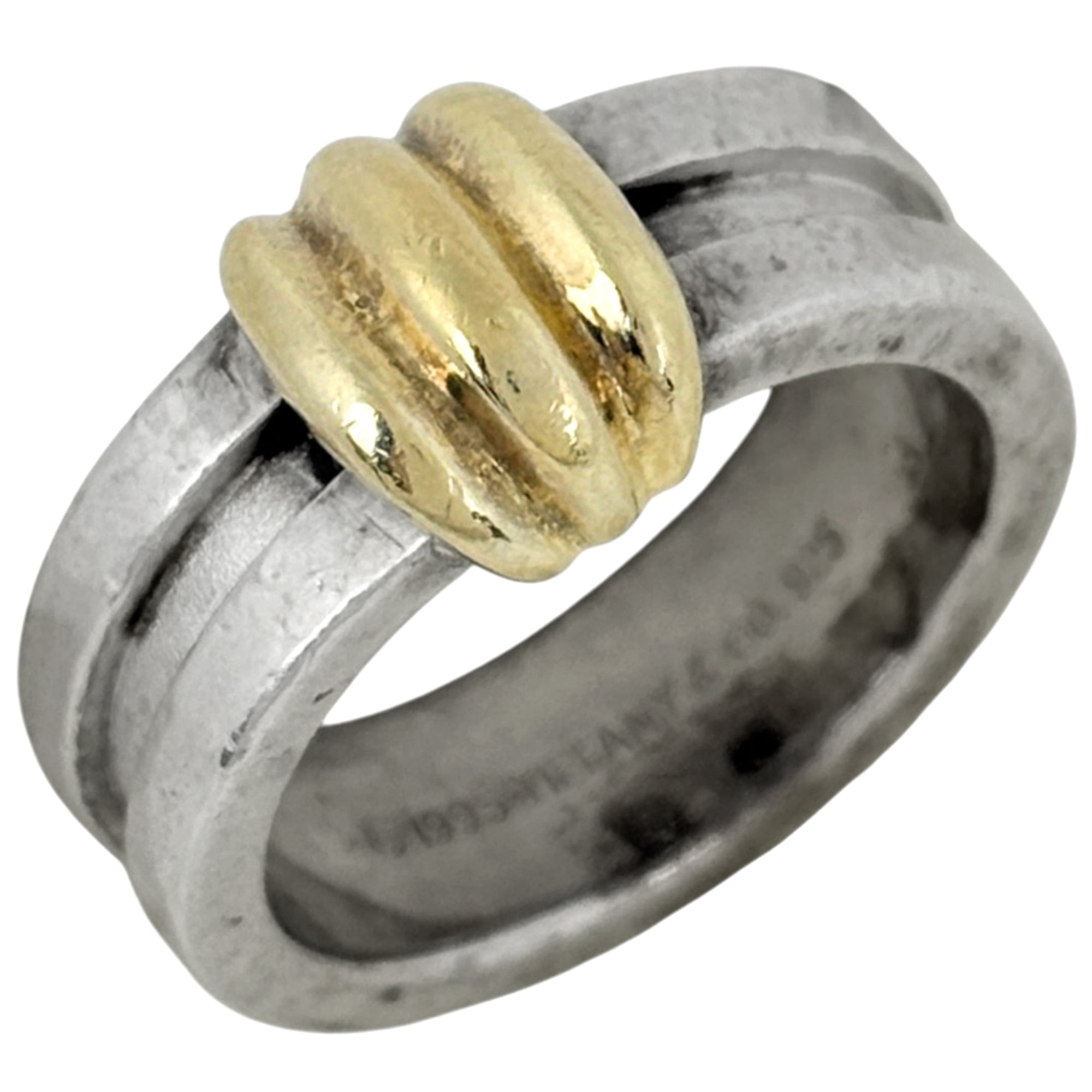 Tiffany Silver Silver 925 Band Ring (Pre-Owned)