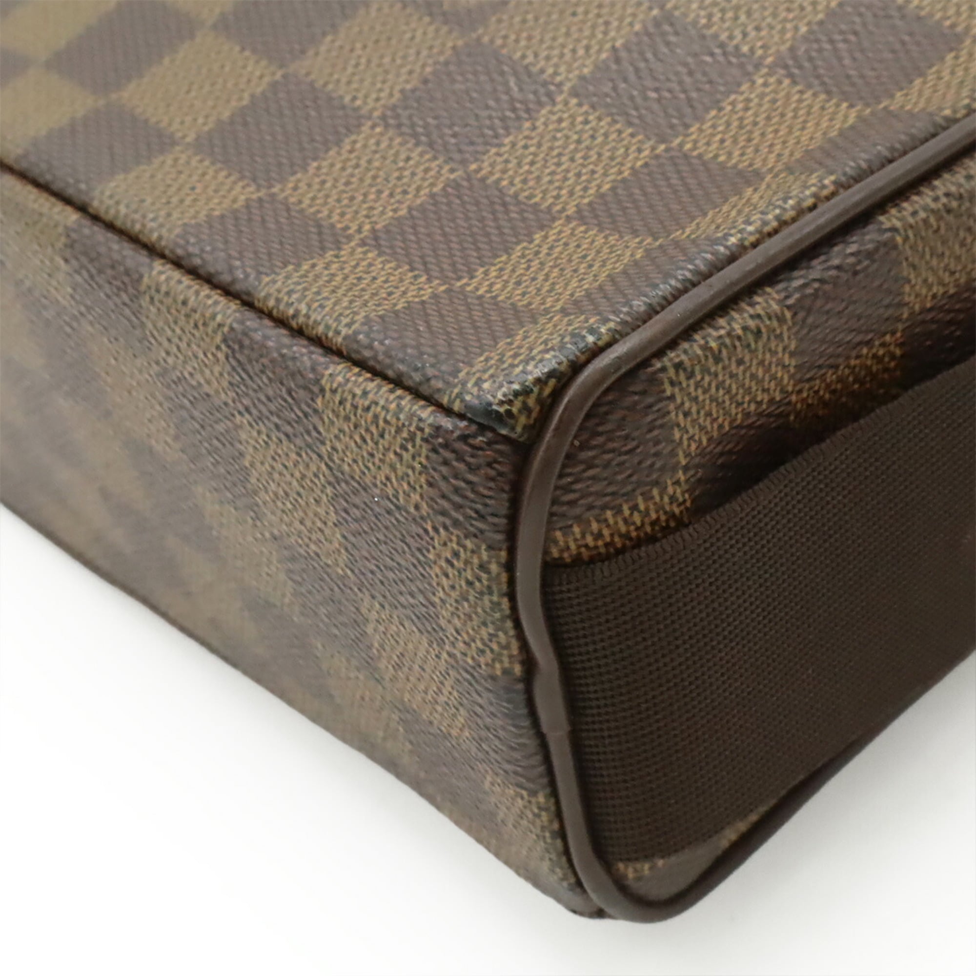 Louis Vuitton Brown Pvc Coated Canvas Damier Canvas Pochette Shoulder Bag (Pre-Owned)