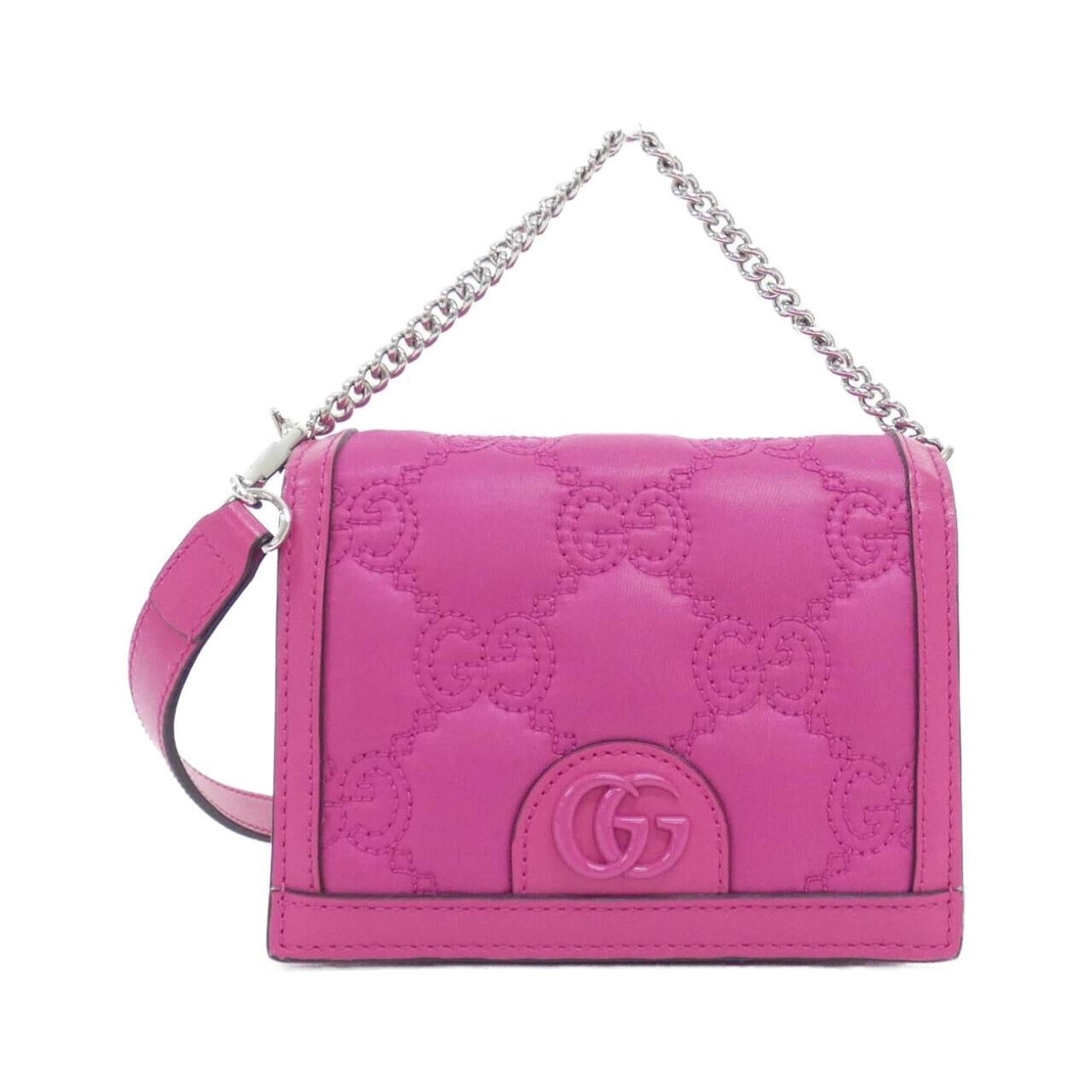 Gucci Pink Nylon Shoulder Bag (Pre-Owned)