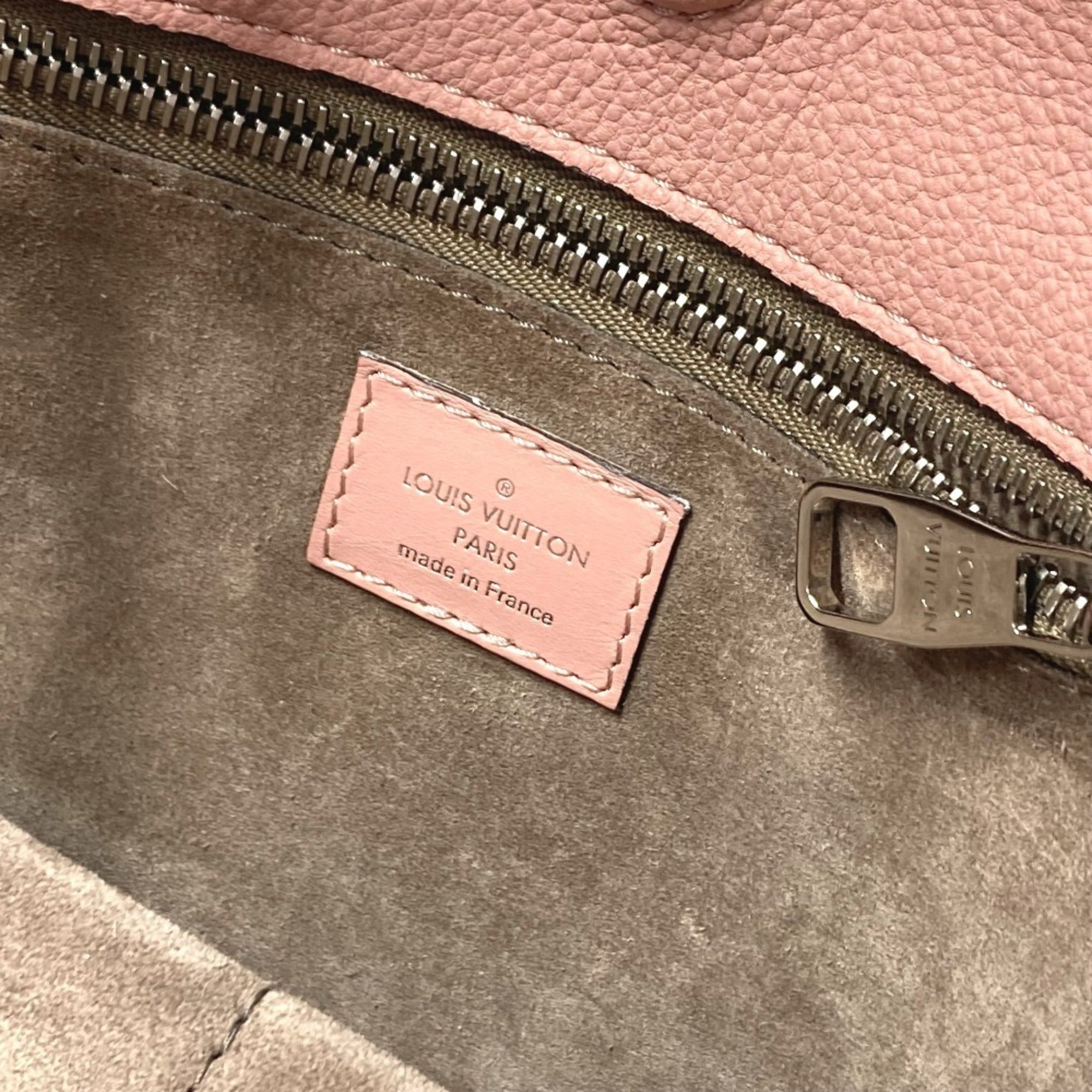 Louis Vuitton Magnolia Pink Leather Handbag Shoulder Bag Tote Bag (Pre-Owned)