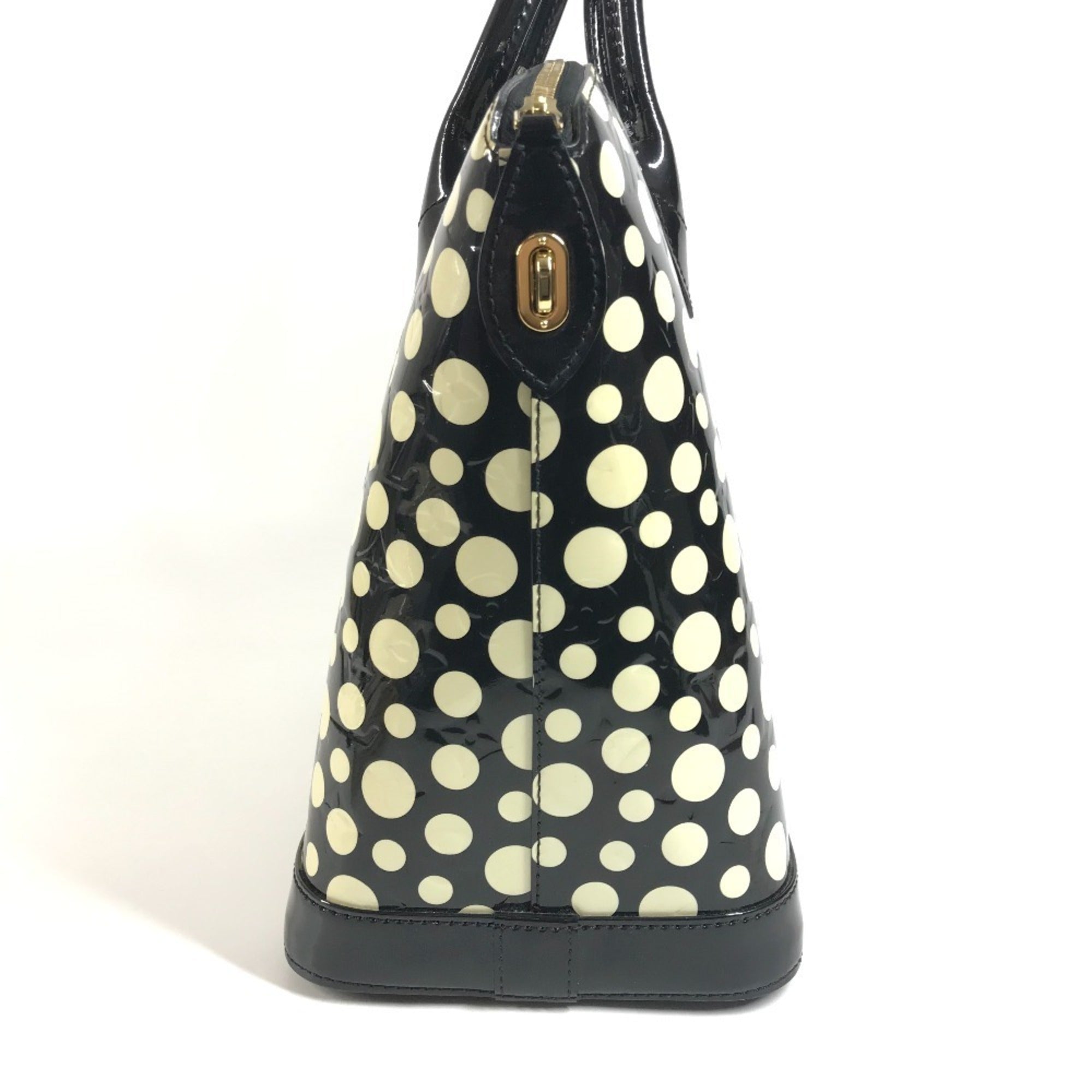 Louis Vuitton Black White Monogram Vernis Handbag Tote Bag (Pre-Owned)