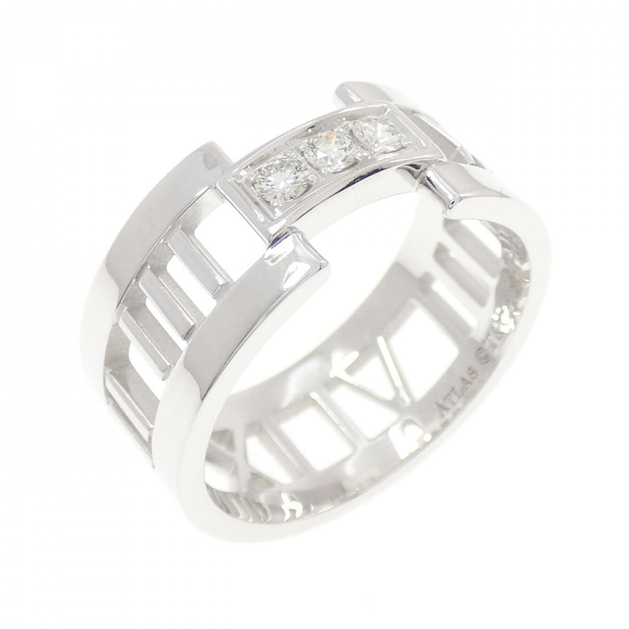 Tiffany White Gold (18K) Band Ring (Pre-Owned)