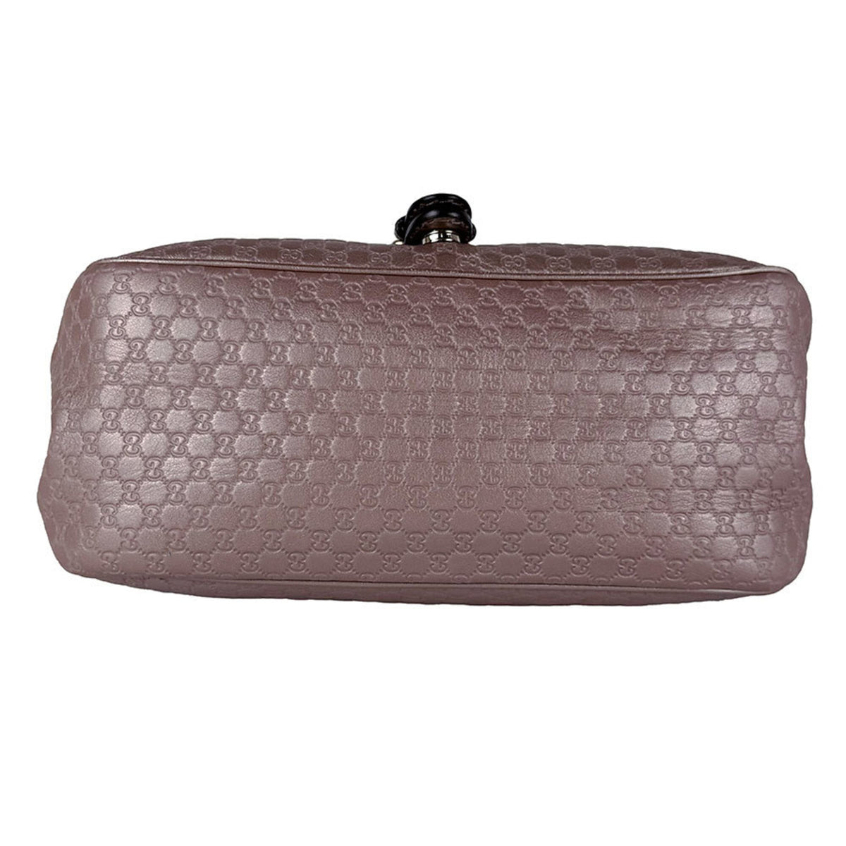 Gucci Metallic Beige Metallic Pink Pink Beige Leather Shoulder Bag (Pre-Owned)