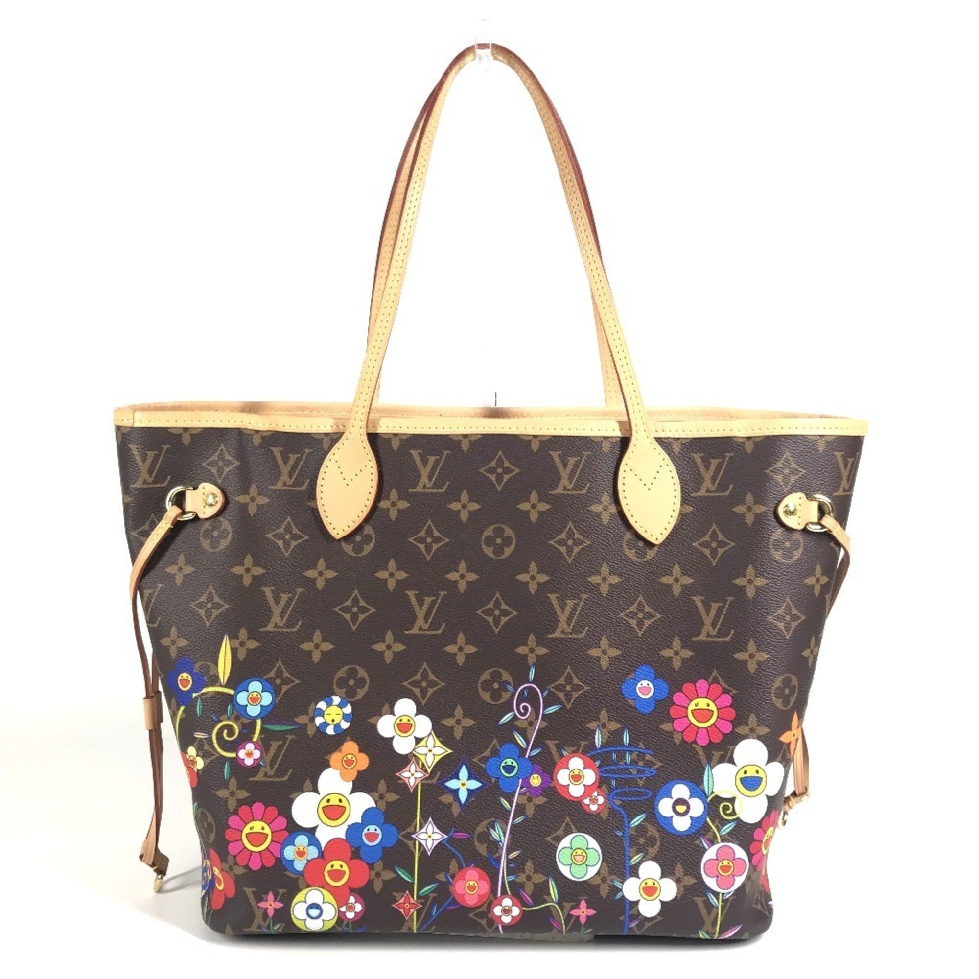 Louis Vuitton Brown Multi-Color Monogram Handbag Pouch Shoulder Bag Tote Bag (Pre-Owned)