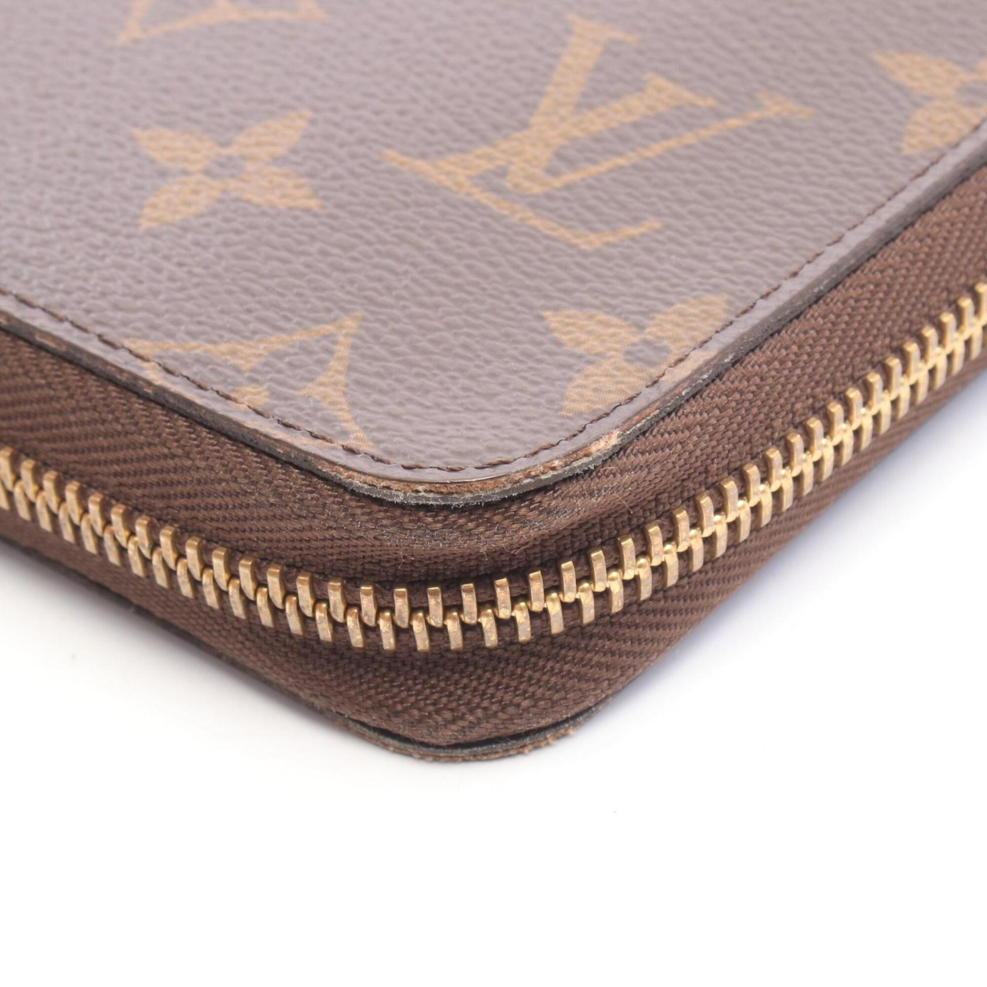 Louis Vuitton Brown Pvc Long Wallet (Bi-Fold) (Pre-Owned)