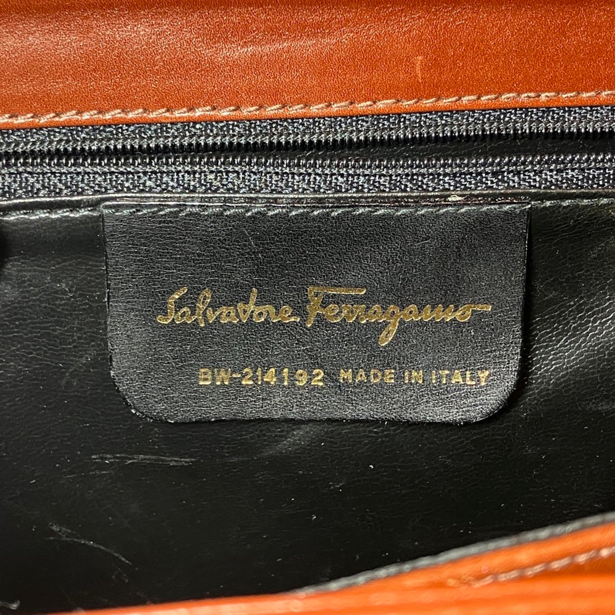 Salvatore Ferragamo Brown Leather Handbag (Pre-Owned)