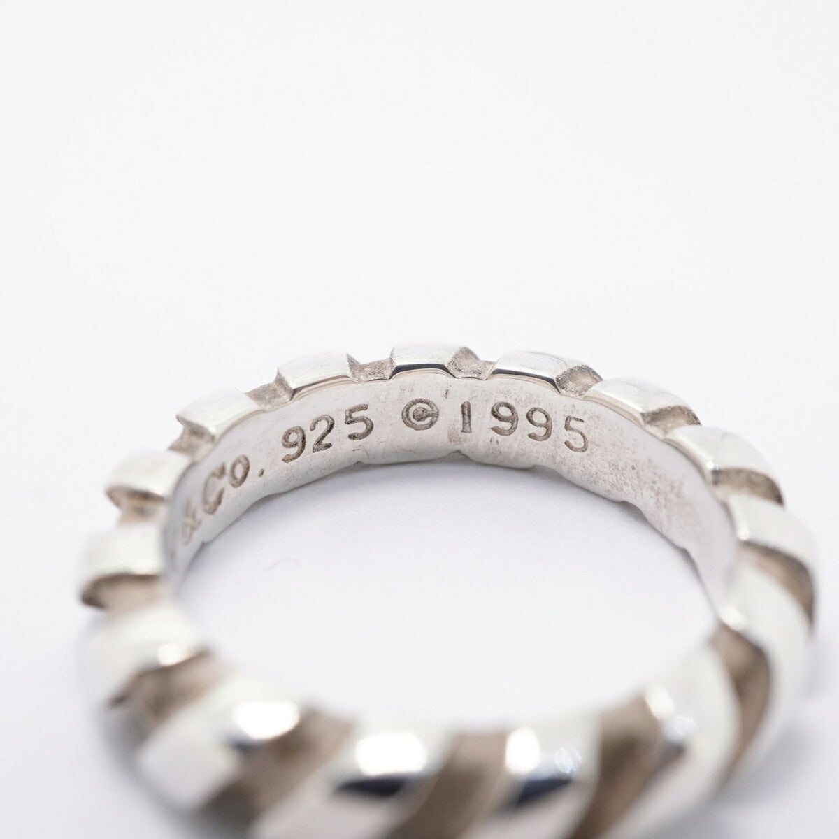 Tiffany Silver 925 Band Ring (Pre-Owned)