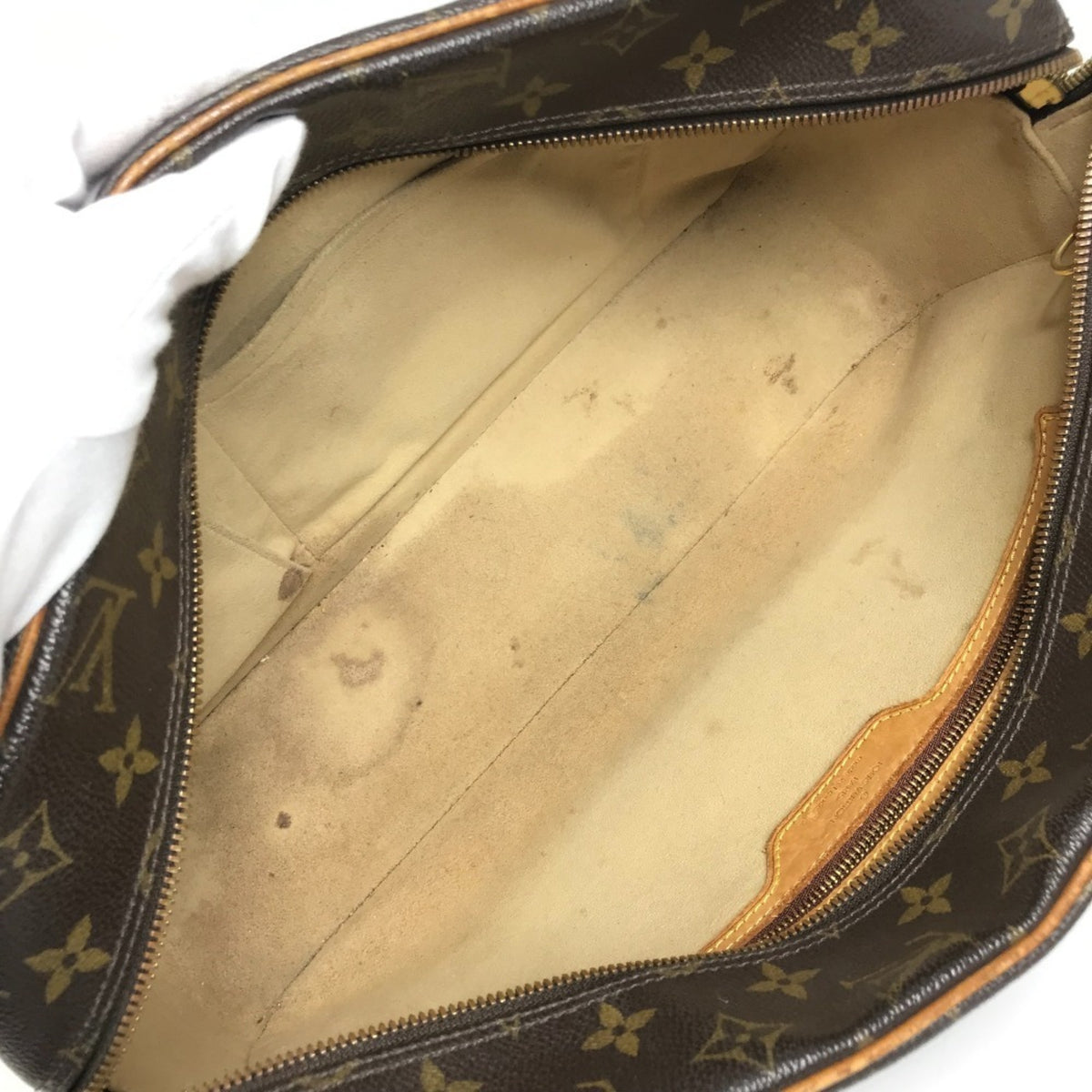 Louis Vuitton Brown Monogram Canvas Shoulder Bag Tote Bag (Pre-Owned)