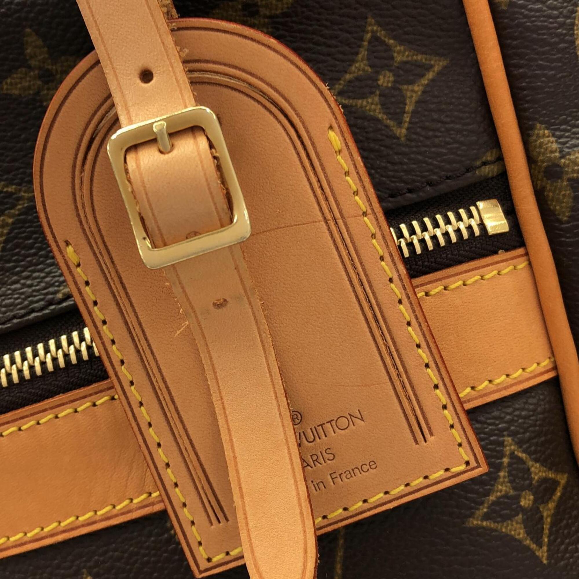 Louis Vuitton Monogram Marron Coated Canvas Shoulder Bag (Pre-Owned)