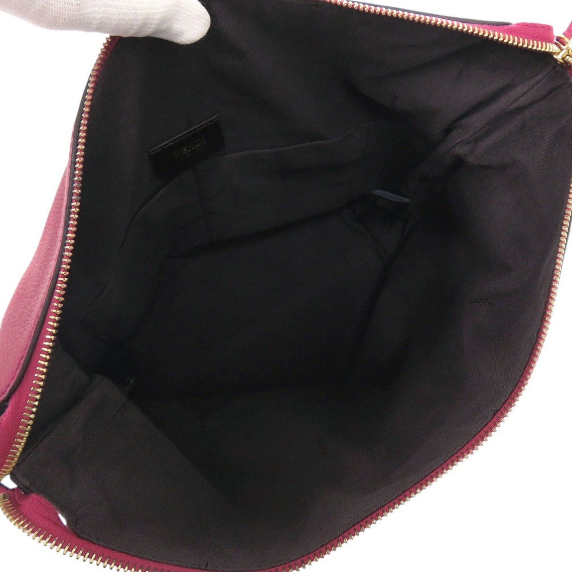 Fendi Pink Leather Handbag (Pre-Owned)