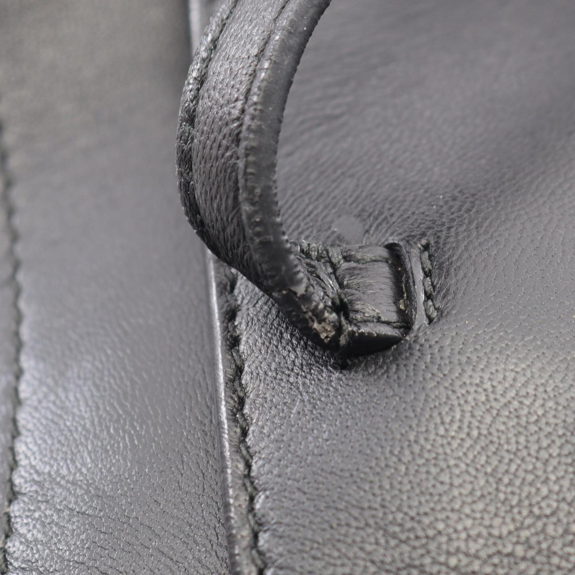 Bottega Veneta Black Intrecciato Handbag Shoulder Bag (Pre-Owned)