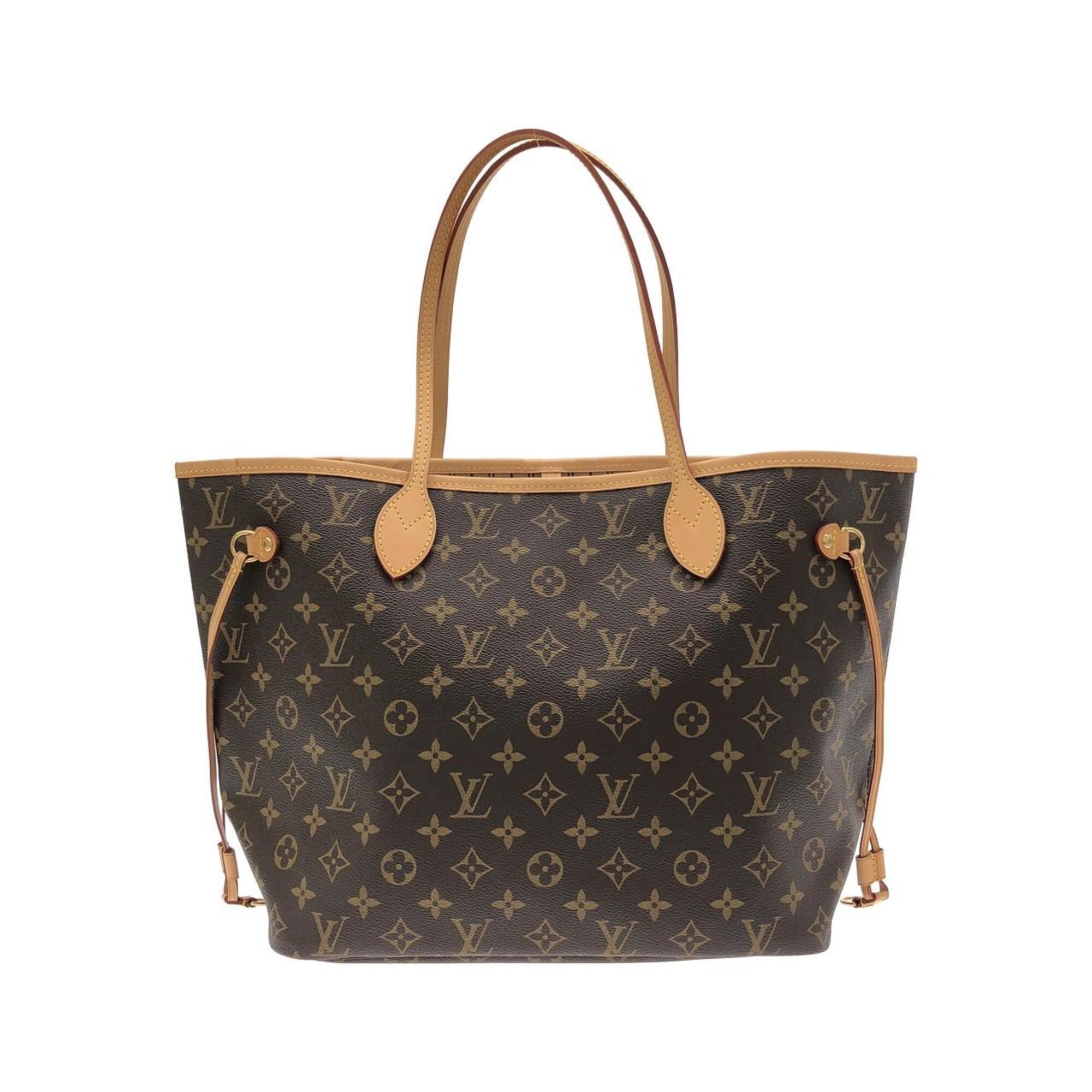 Louis Vuitton Marron Monogram Coated Canvas Handbag Pouch (Pre-Owned)