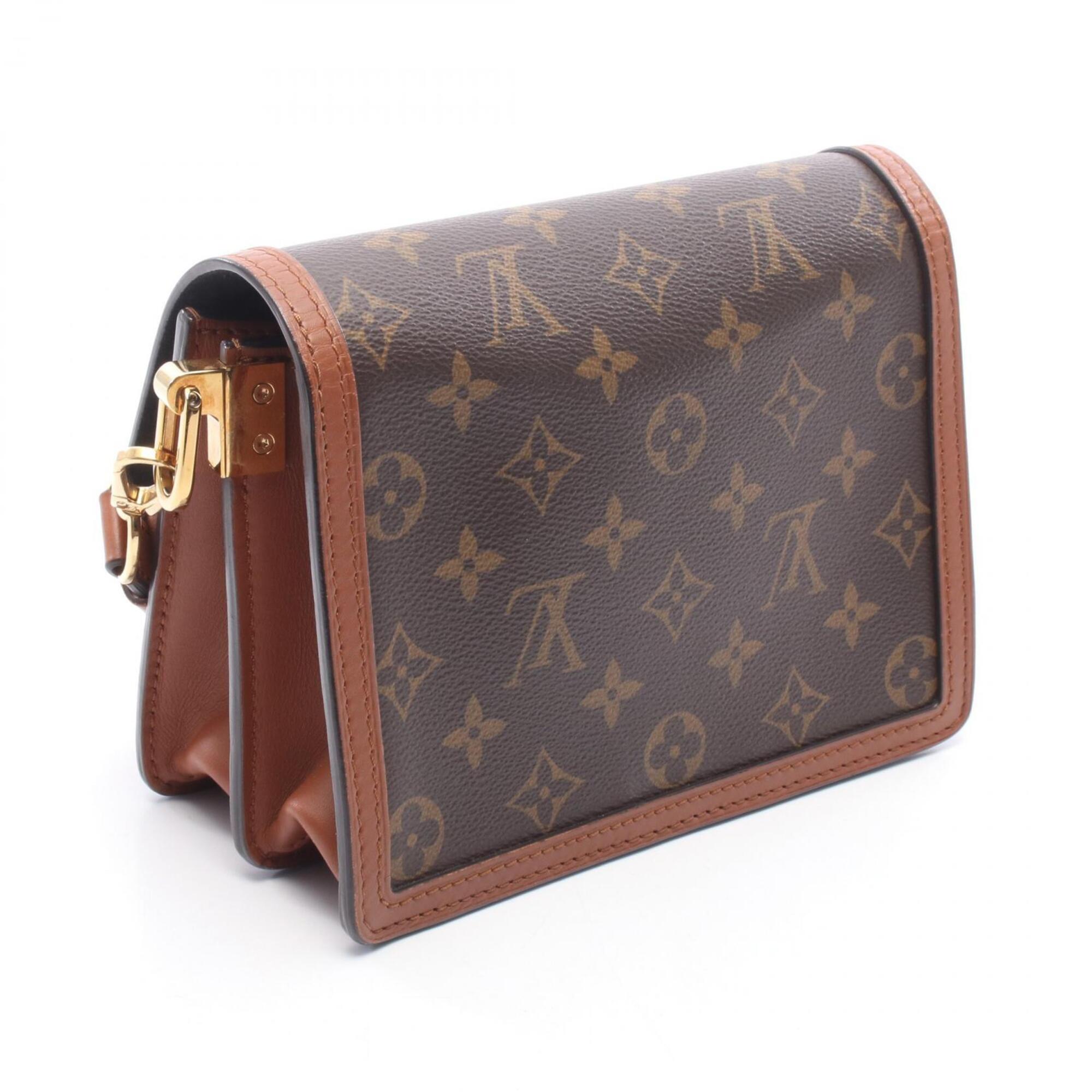 Louis Vuitton Beige Brown Coated Canvas Pvc Leather Handbag Shoulder Bag (Pre-Owned)