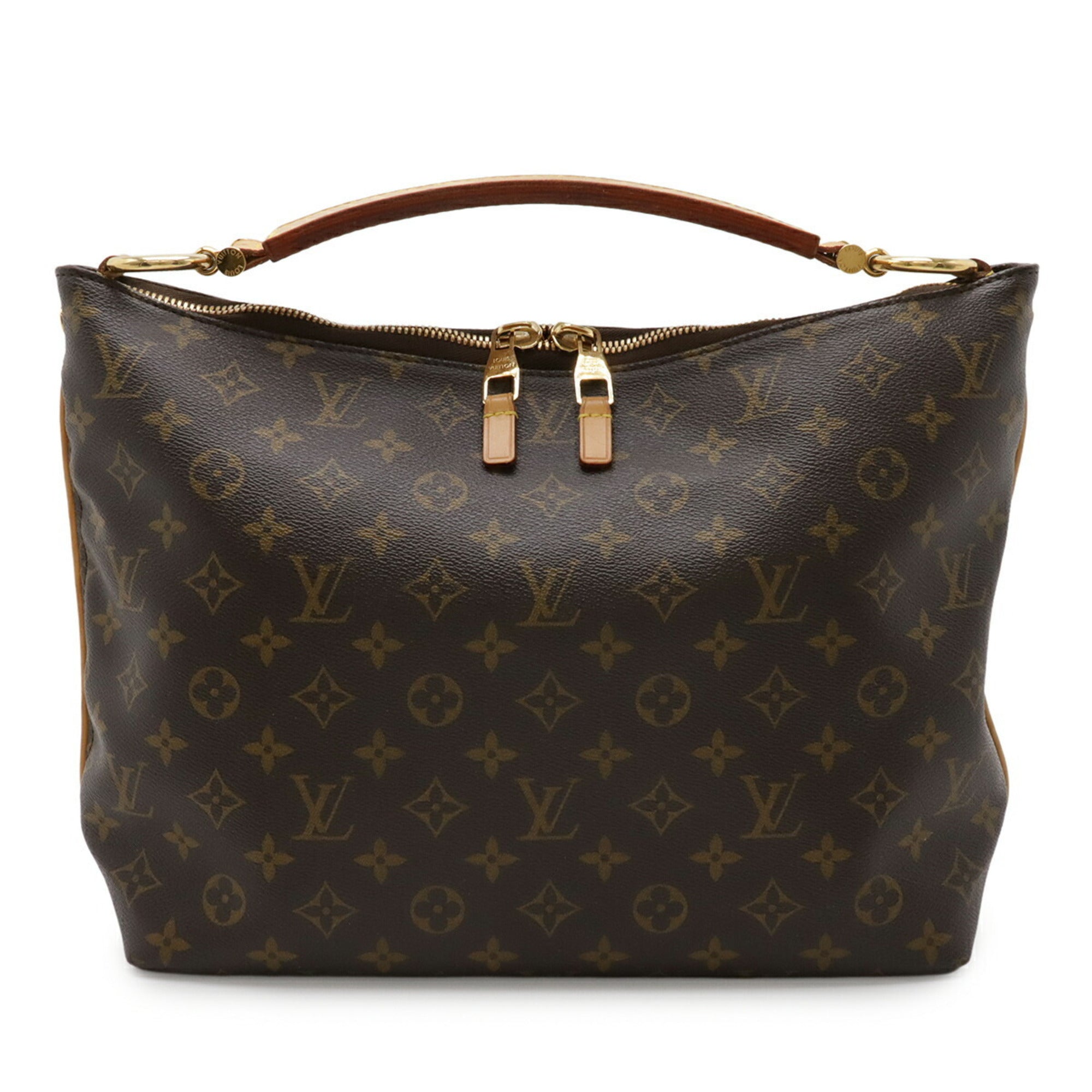 Louis Vuitton Brown Monogram Canvas Pvc Coated Canvas Shoulder Bag (Pre-Owned)