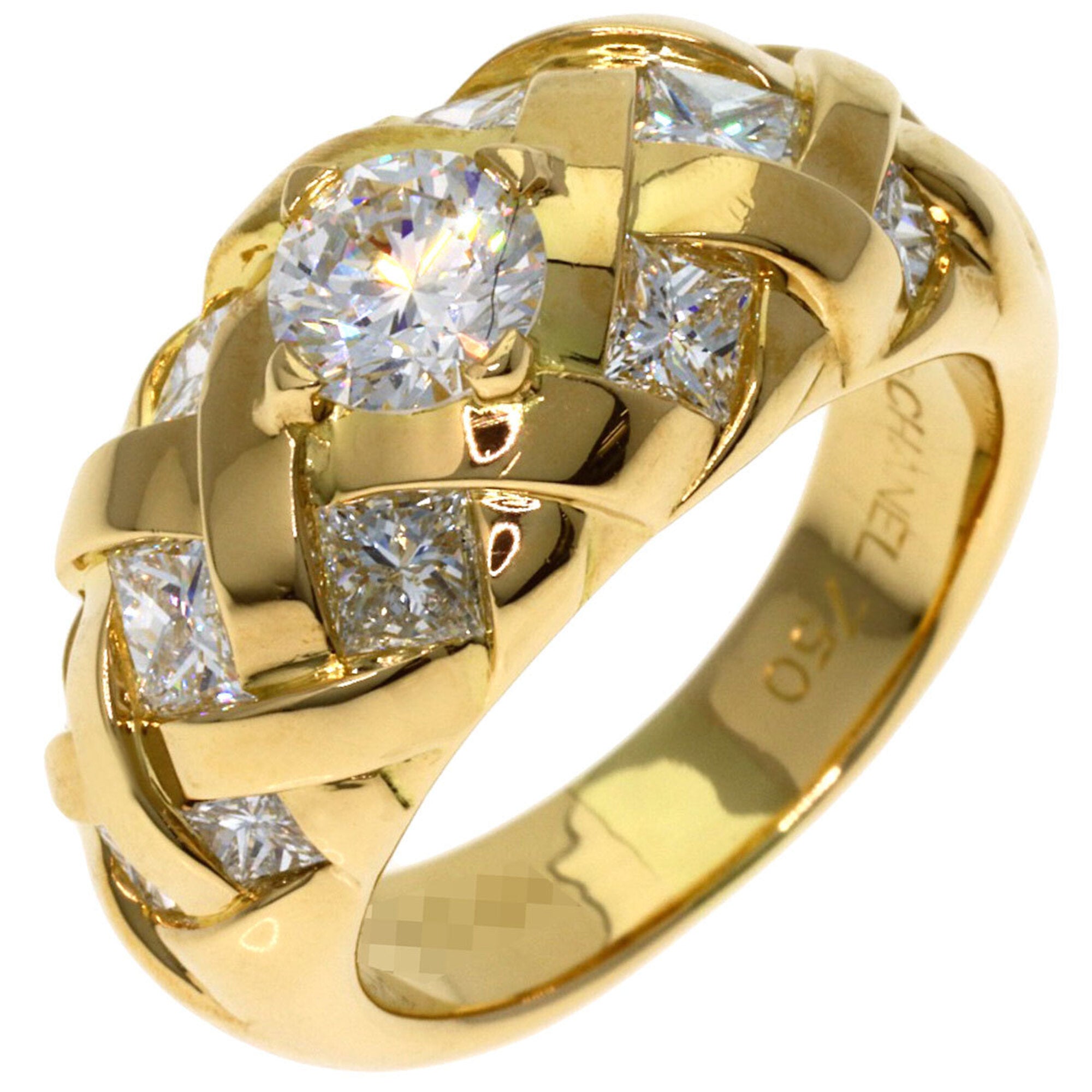 Chanel Yellow Gold (18K) Band Ring (Pre-Owned)