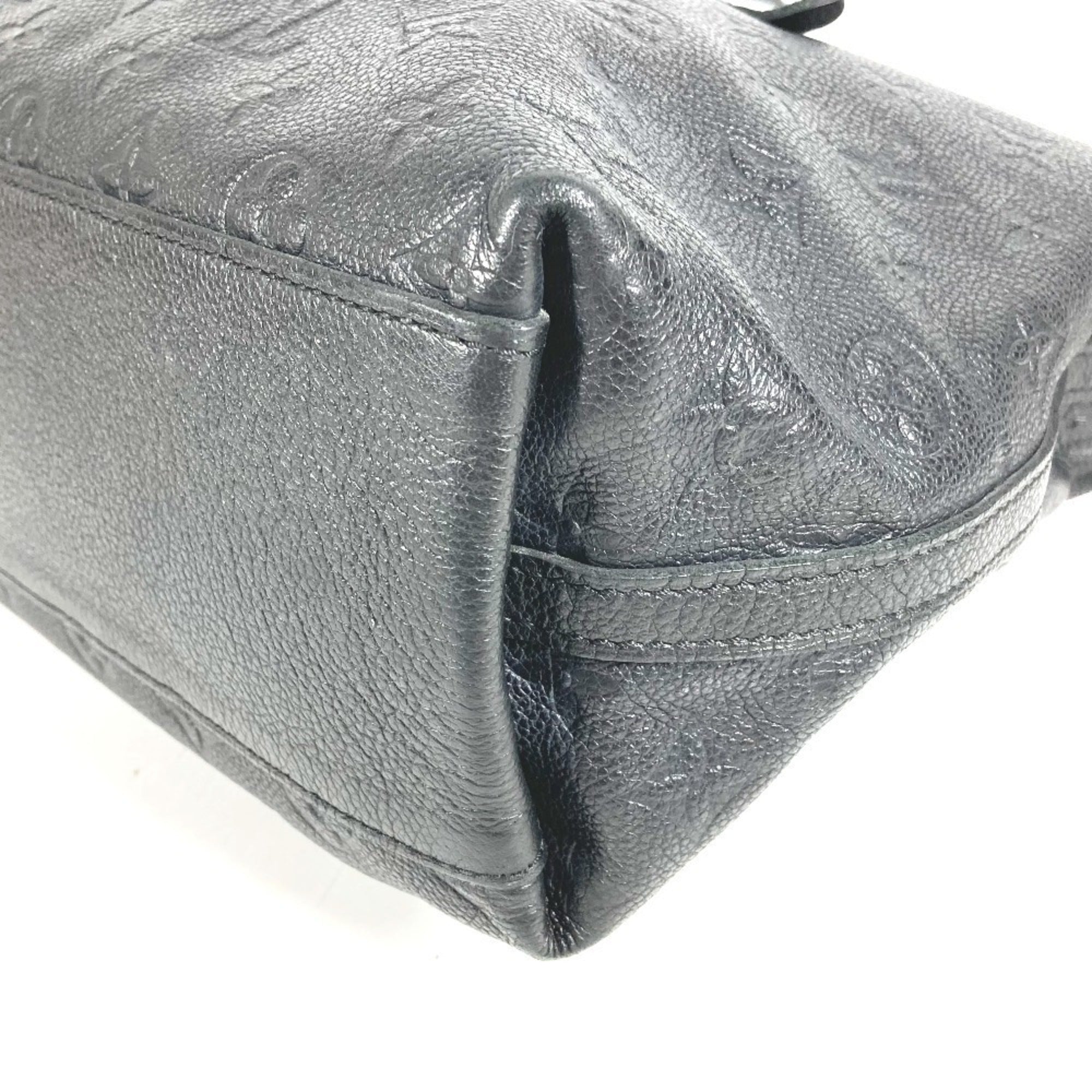 Louis Vuitton Black Noir Monogram Empreinte Handbag Shoulder Bag Tote Bag (Pre-Owned)