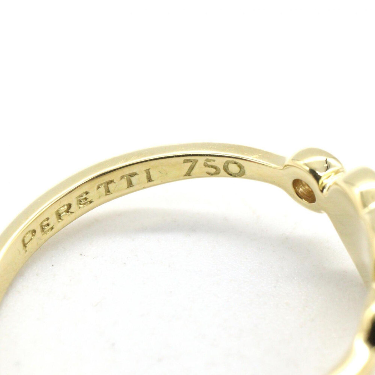 Tiffany Gold Clear Yellow Gold (18K) Band Ring (Pre-Owned)