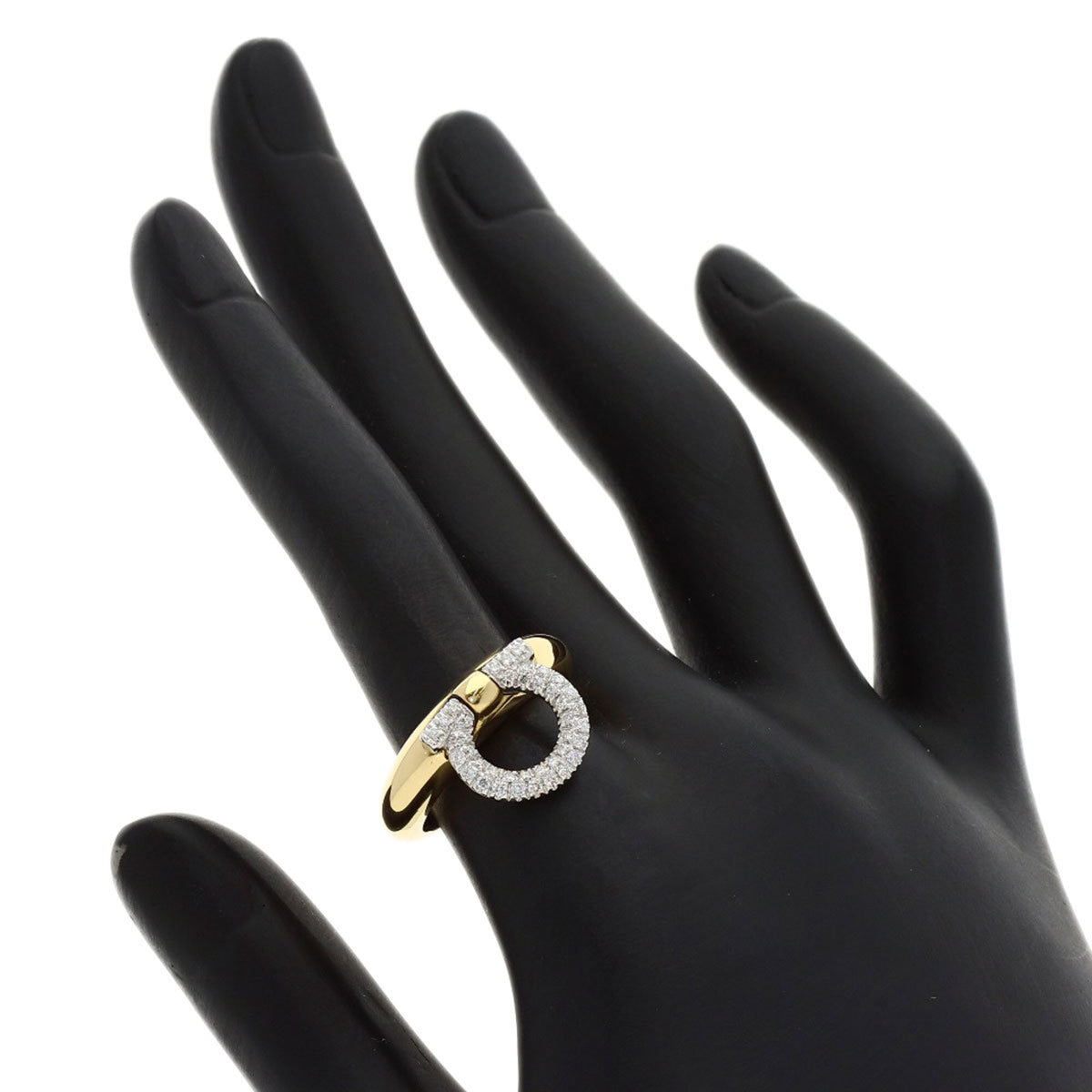 Salvatore Ferragamo Yellow Gold (18K) Band Ring (Pre-Owned)