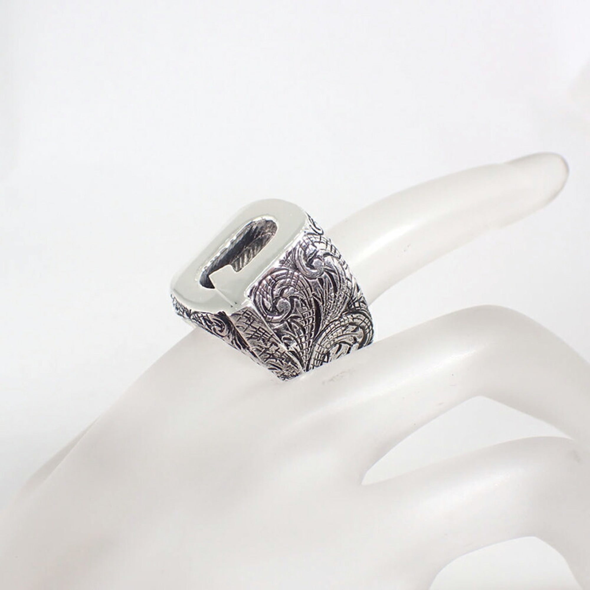 Gucci Sterling Silver 925 Band Ring (Pre-Owned)