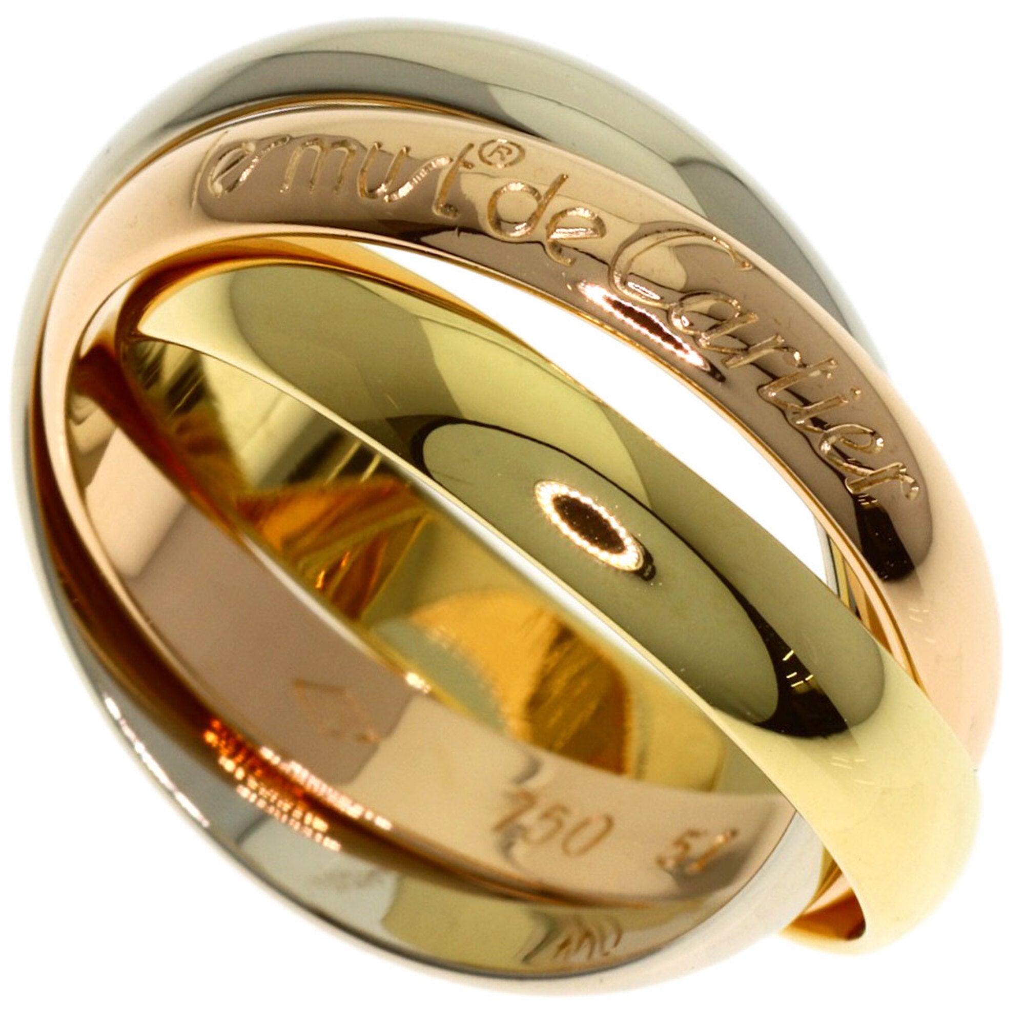 Cartier Yellow Gold (18K) Pink Gold (18K) White Gold (18K) Band Ring (Pre-Owned)