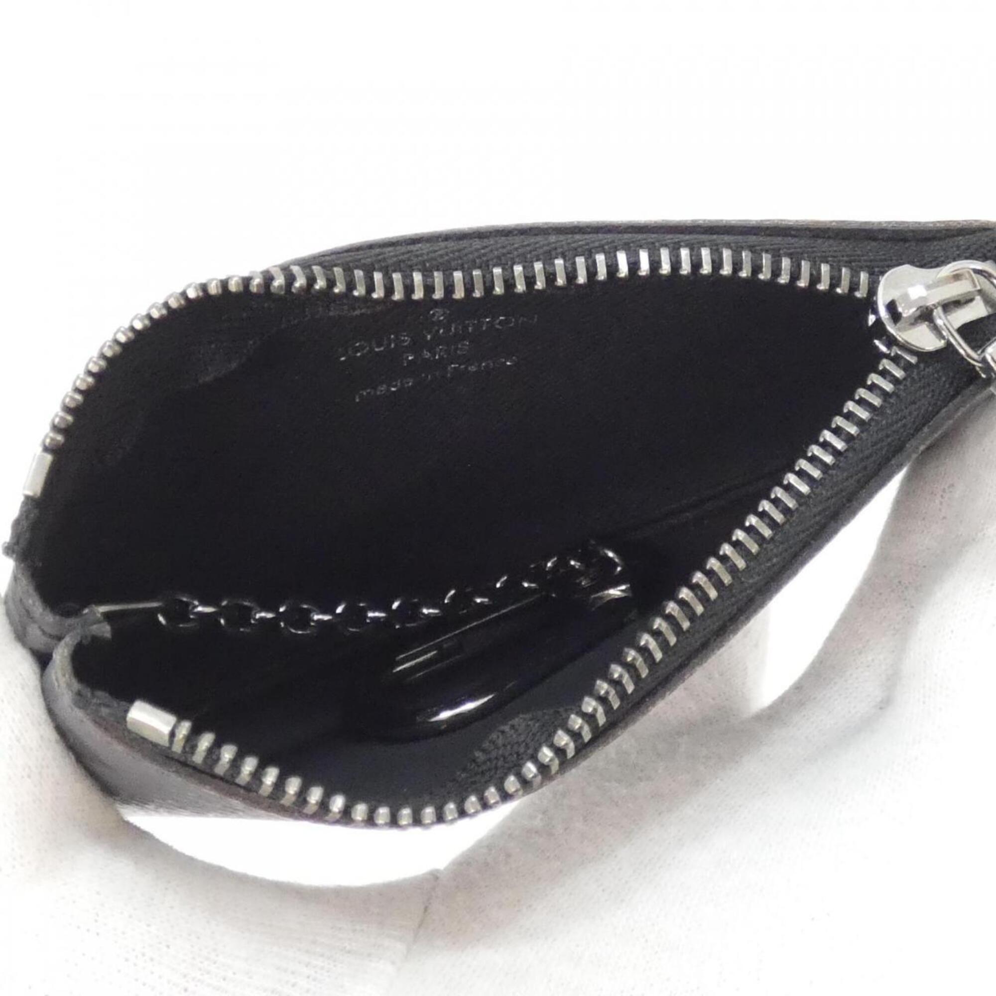 Louis Vuitton Monogram Eclipse Black Gris Coated Canvas Coin Purse/Coin Case (Pre-Owned)