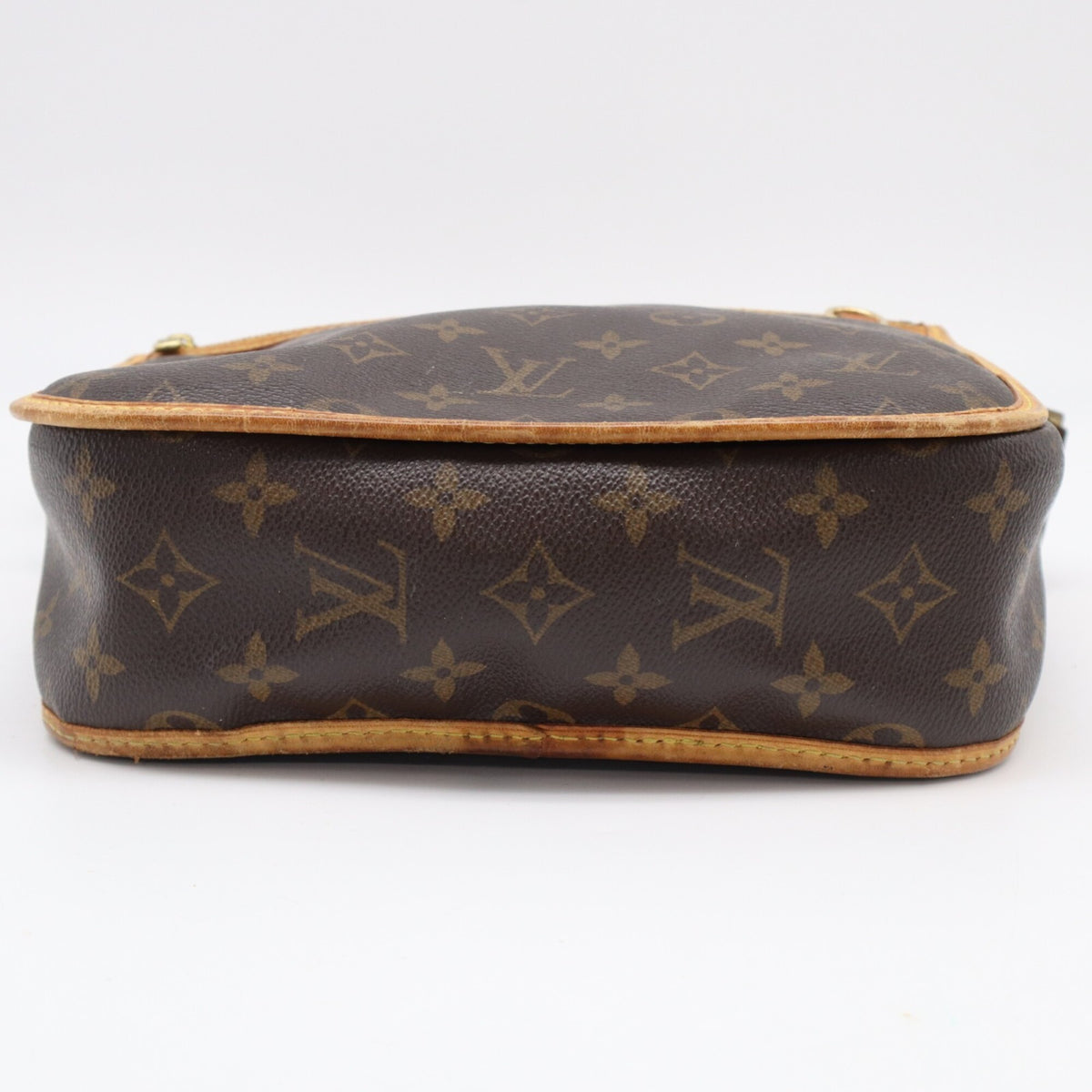 Louis Vuitton Beige Brown Monogram Shoulder Bag (Pre-Owned)