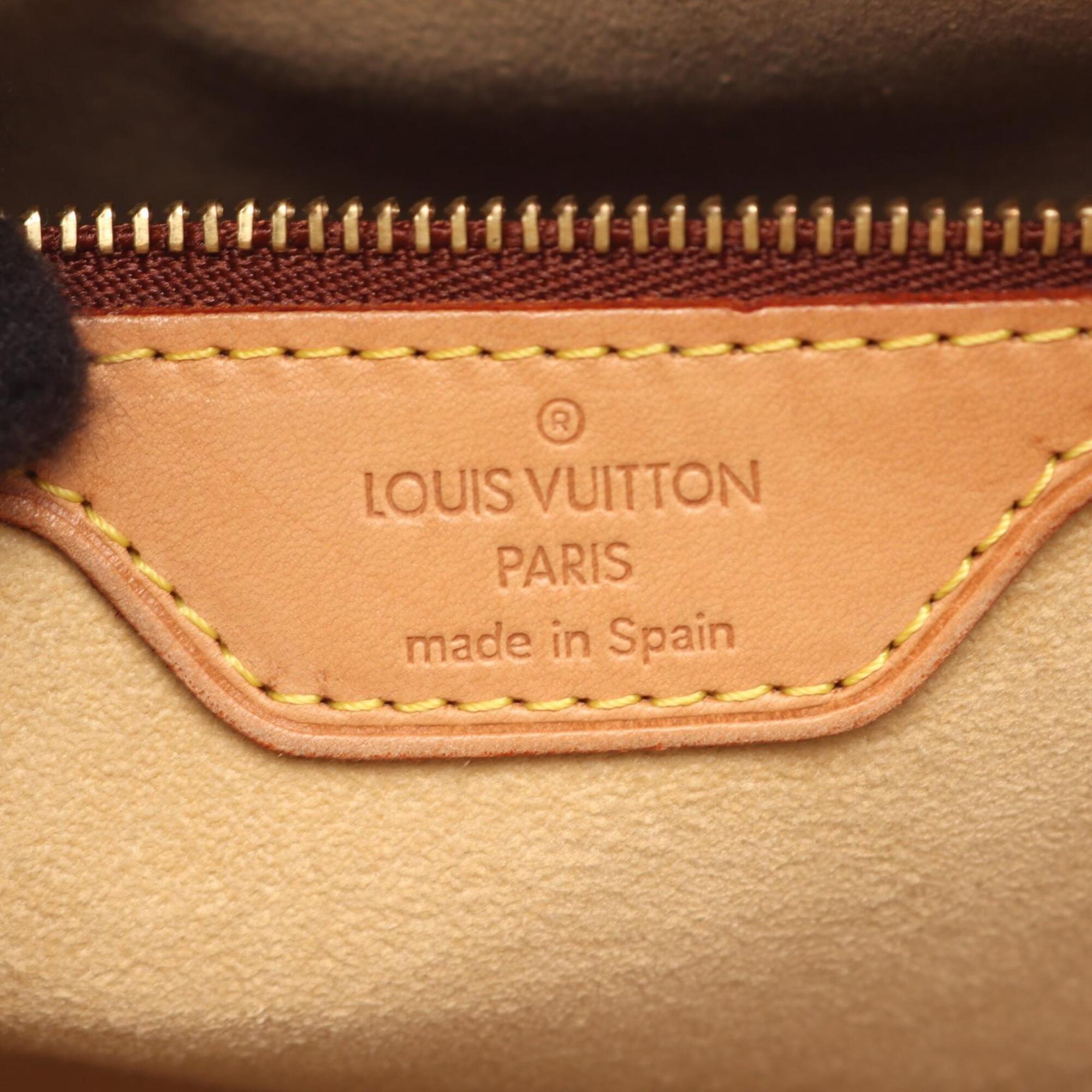 Louis Vuitton Brown Pvc Leather Handbag Shoulder Bag (Pre-Owned)