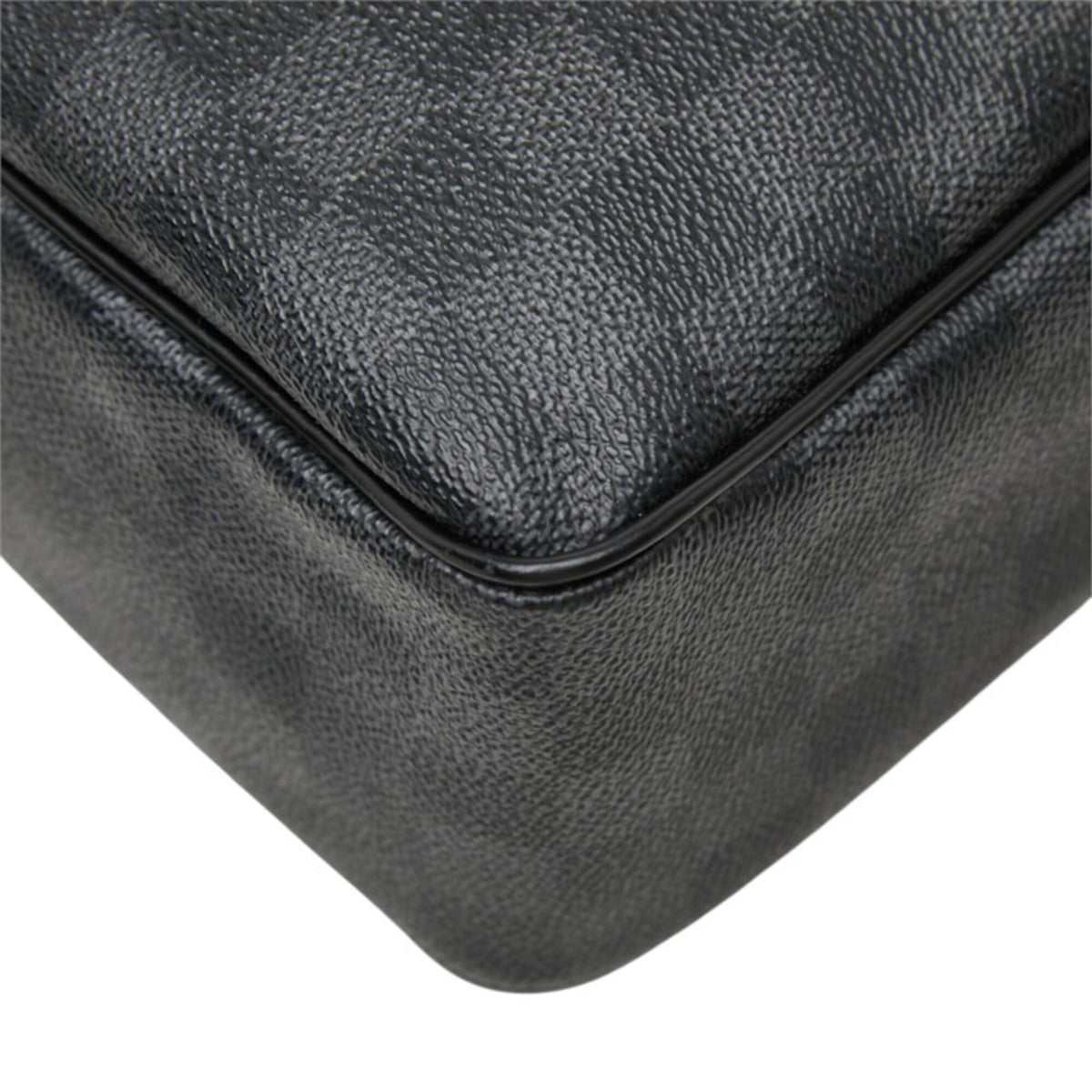 Louis Vuitton Damier Graphite Black Pvc Leather Shoulder Bag (Pre-Owned)