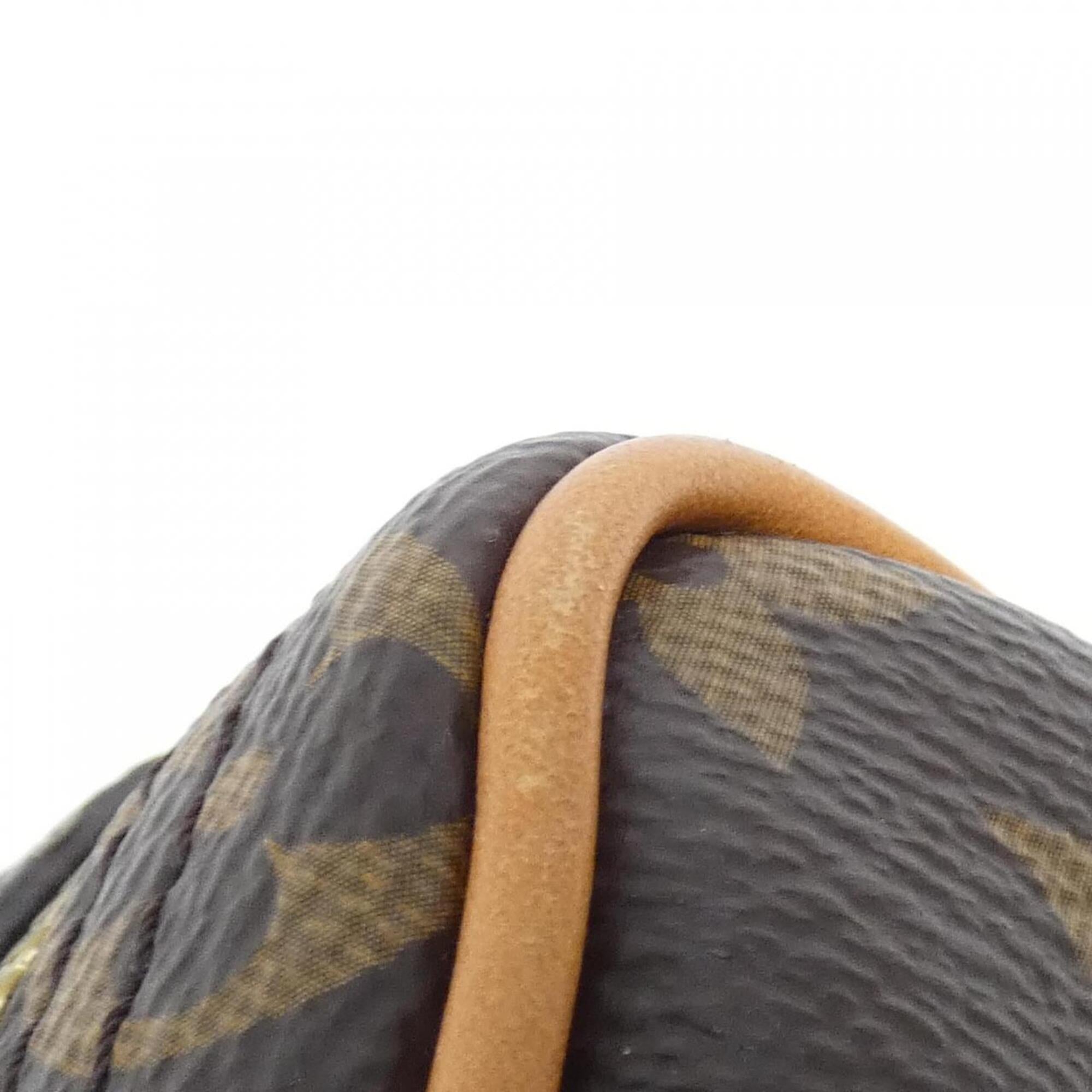 Louis Vuitton Marron Coated Canvas Shoulder Bag (Pre-Owned)