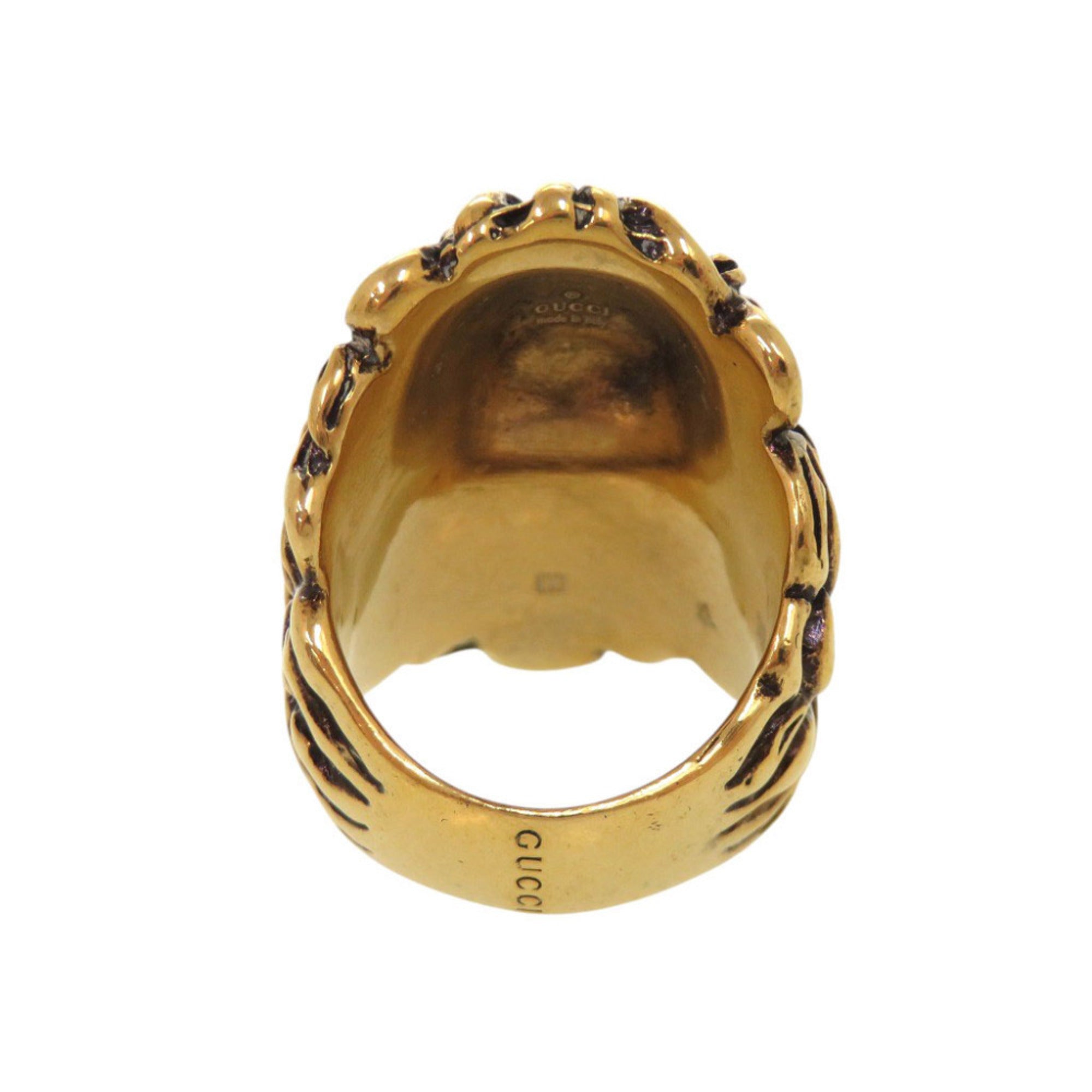 Gucci Gold Metal Band Ring (Pre-Owned)