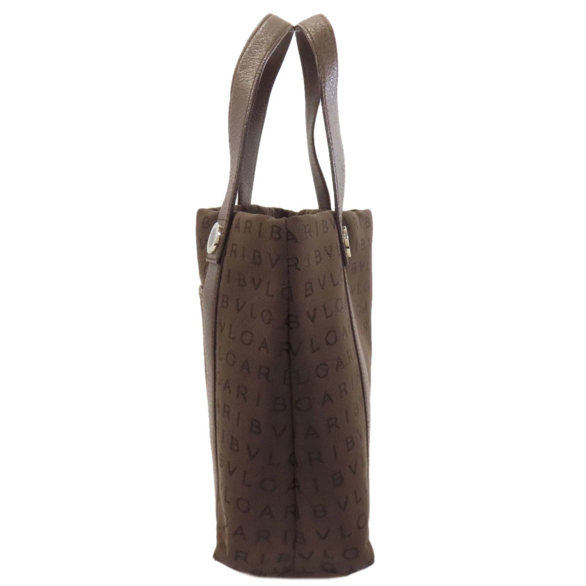 Bvlgari Brown Canvas Tote Bag (Pre-Owned)
