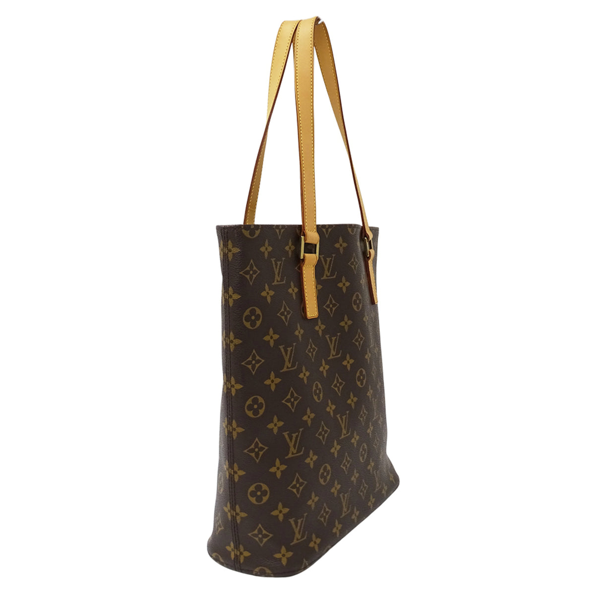 Louis Vuitton Brown Monogram Canvas Handbag Tote Bag (Pre-Owned)