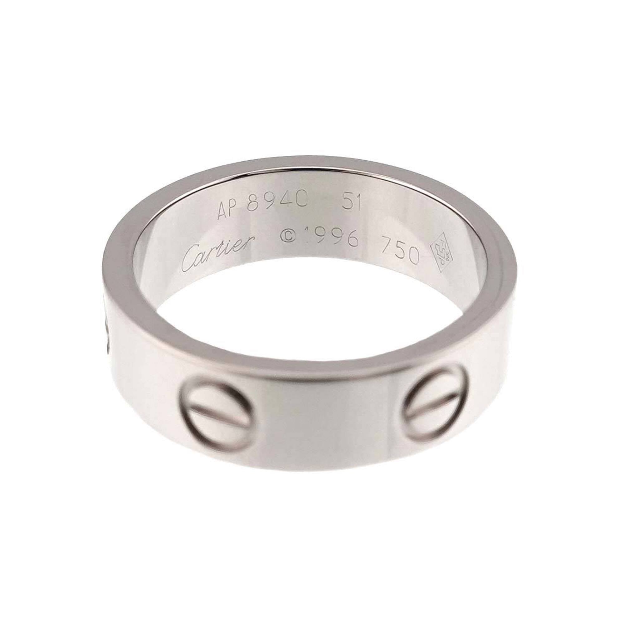 Cartier White Gold (18K) Band Ring (Pre-Owned)
