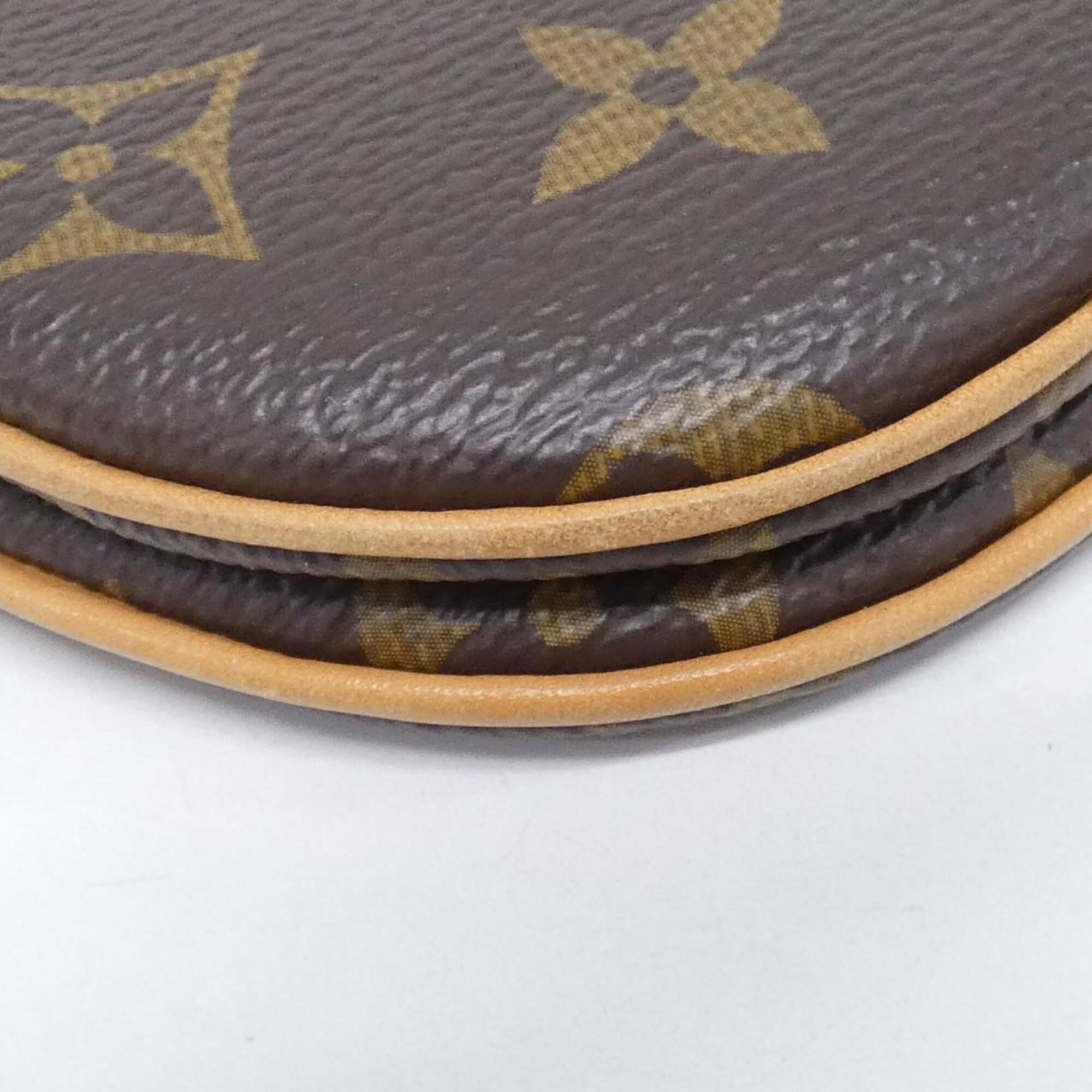 Louis Vuitton Brown Coated Canvas Shoulder Bag (Pre-Owned)