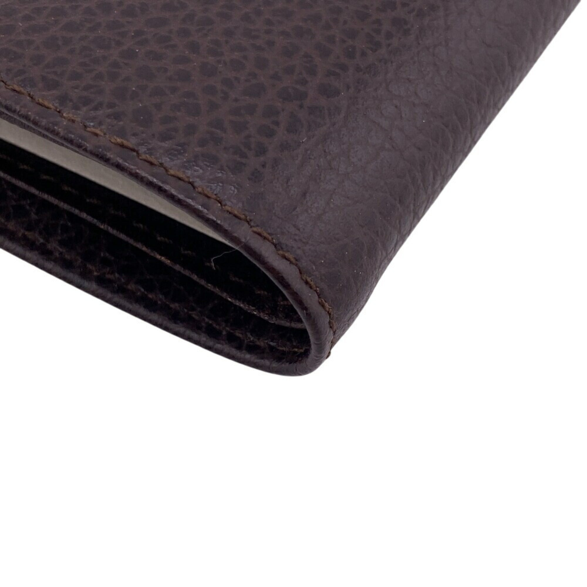 Bally Brown Leather Bill Wallet (Bi-Fold) (Pre-Owned)