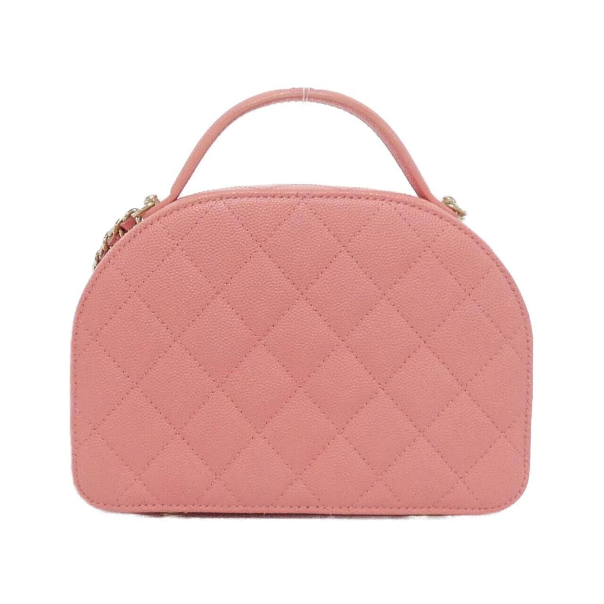 Chanel Pink Grained Calfskin Handbag (Pre-Owned)