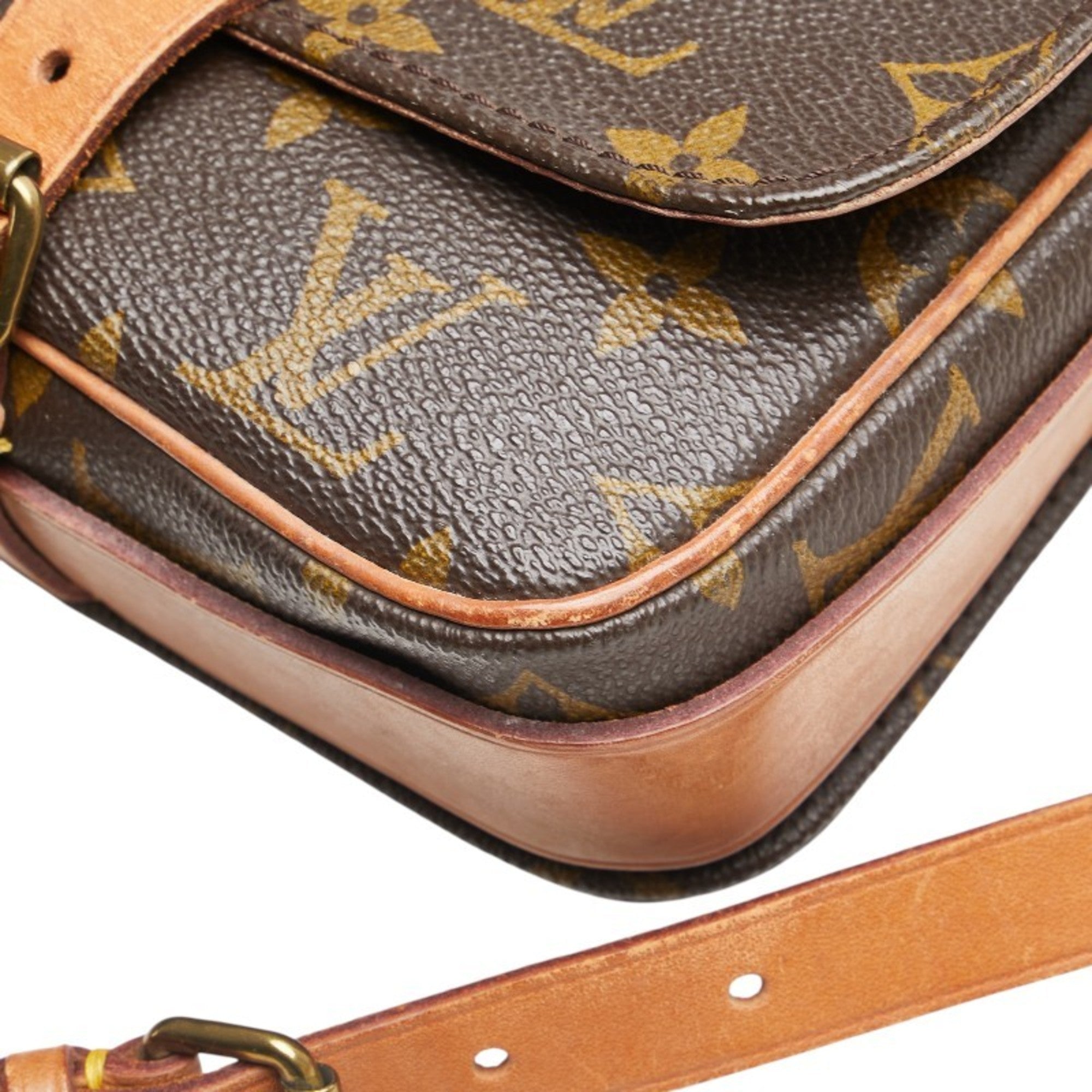 Louis Vuitton Monogram Brown Pvc Leather Shoulder Bag (Pre-Owned)