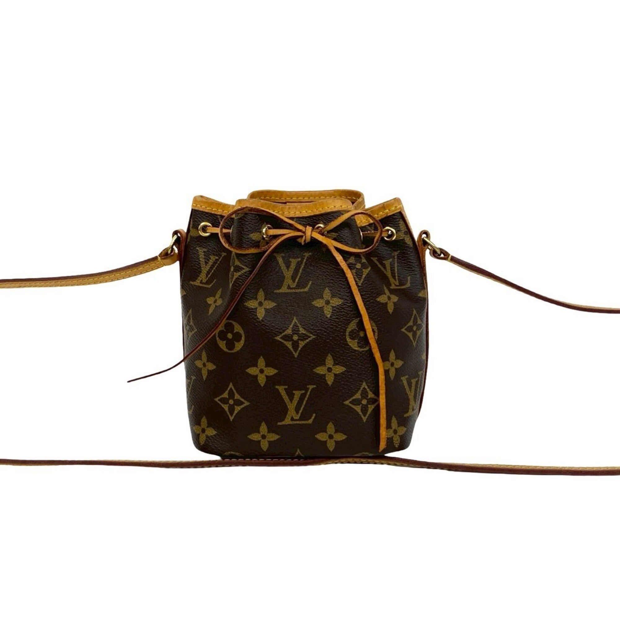 Louis Vuitton Brown Leather Pvc Pochette Shoulder Bag (Pre-Owned)