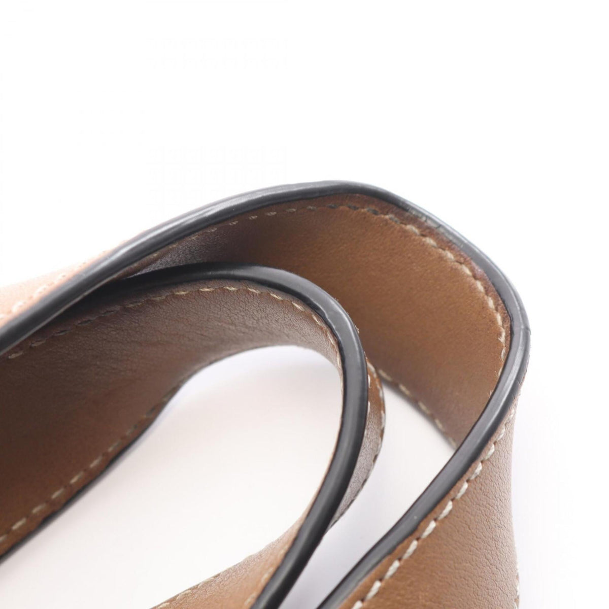 Loewe Beige Brown Leather Handbag (Pre-Owned)